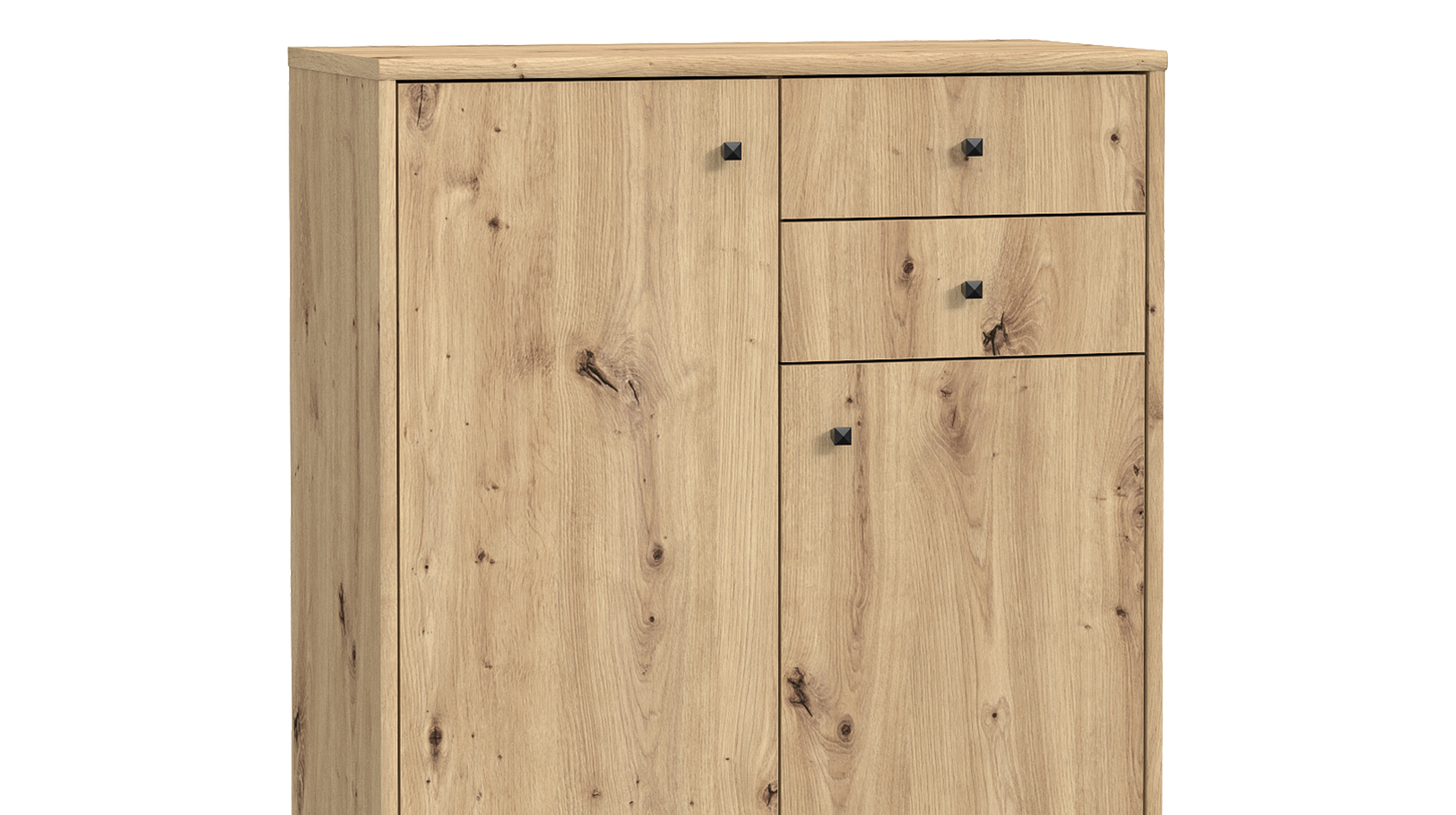 Kommode mit Schubladen Artisan Eiche 74 cm - TEMPRA