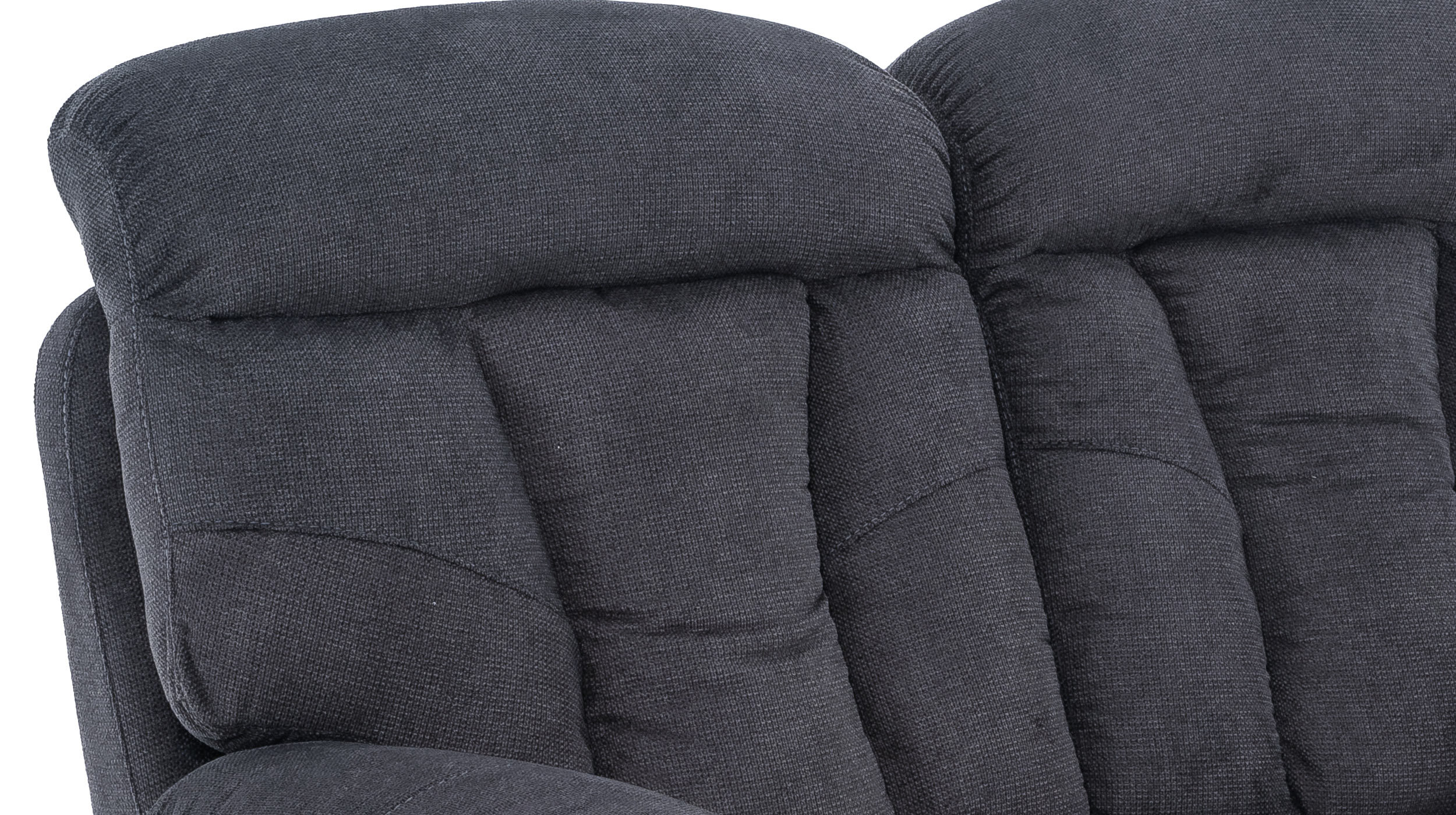 Einzelsofa 2-Sitzer anthrazit Microfaser - Relaxfunktion - NEVADA