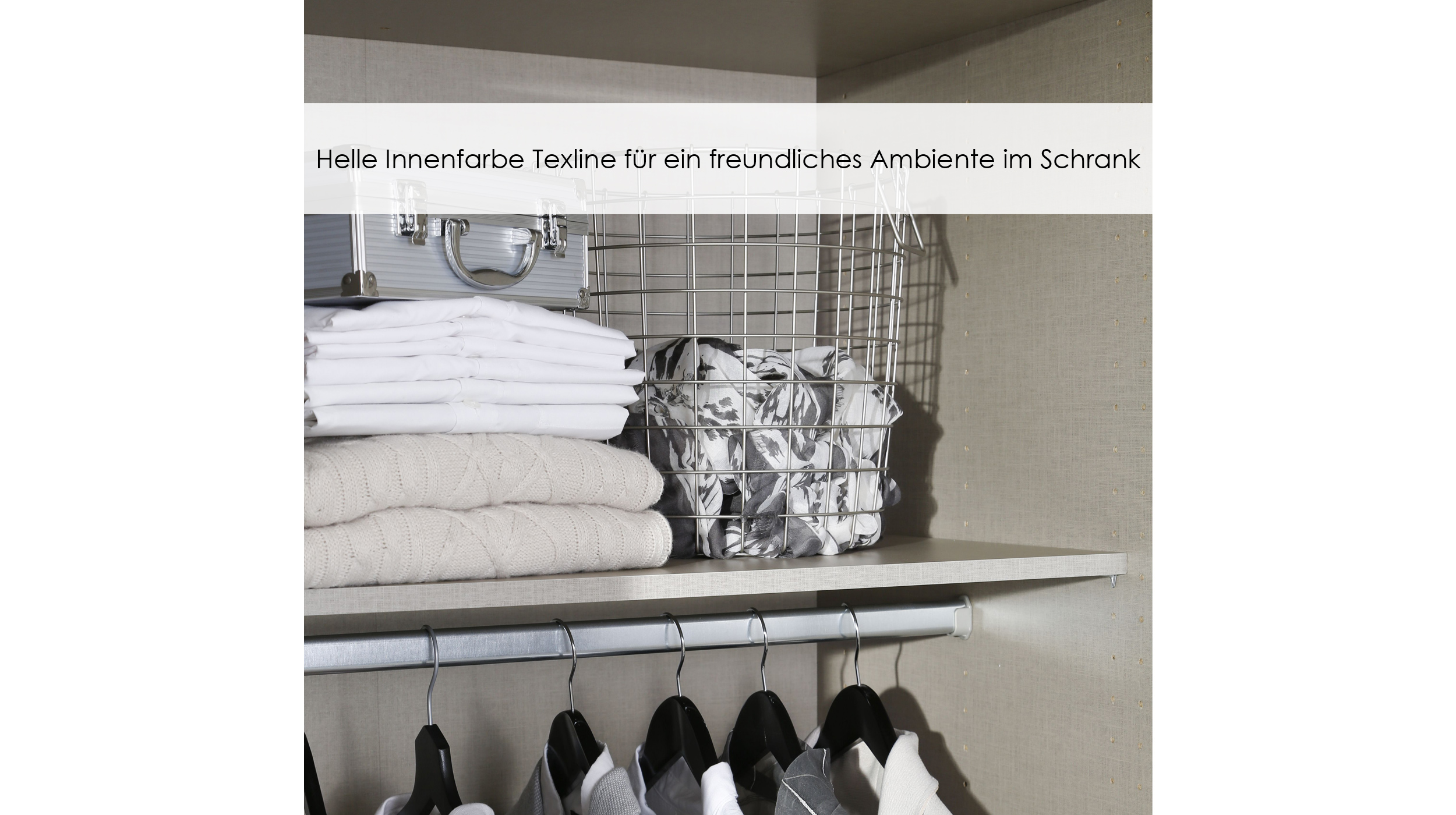 Schwebetürenschrank grau Spiegel 218 cm - rauch - KRONACH