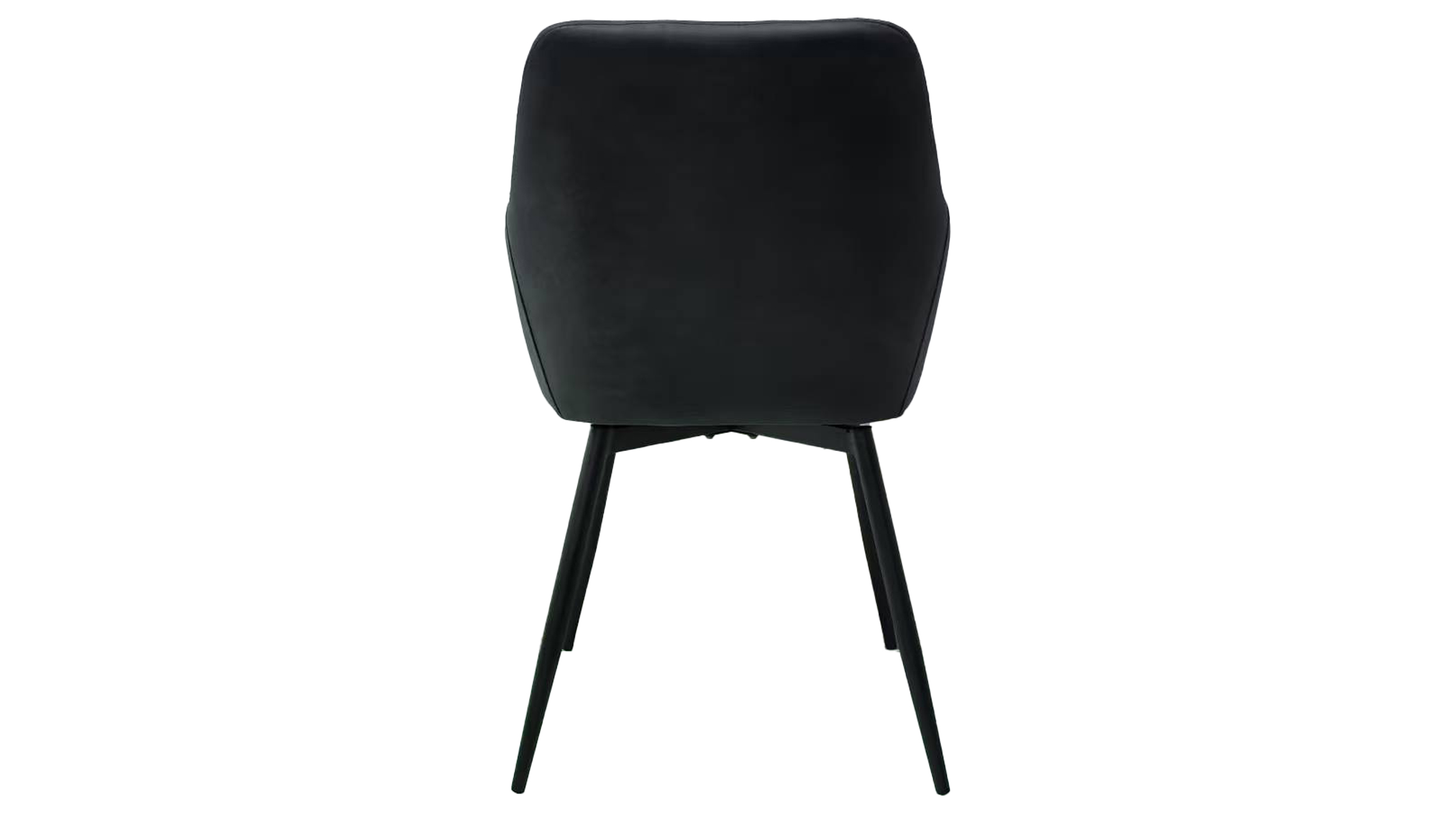 Armlehnstuhl anthrazit Microfaser - Drehstuhl - AIDEN