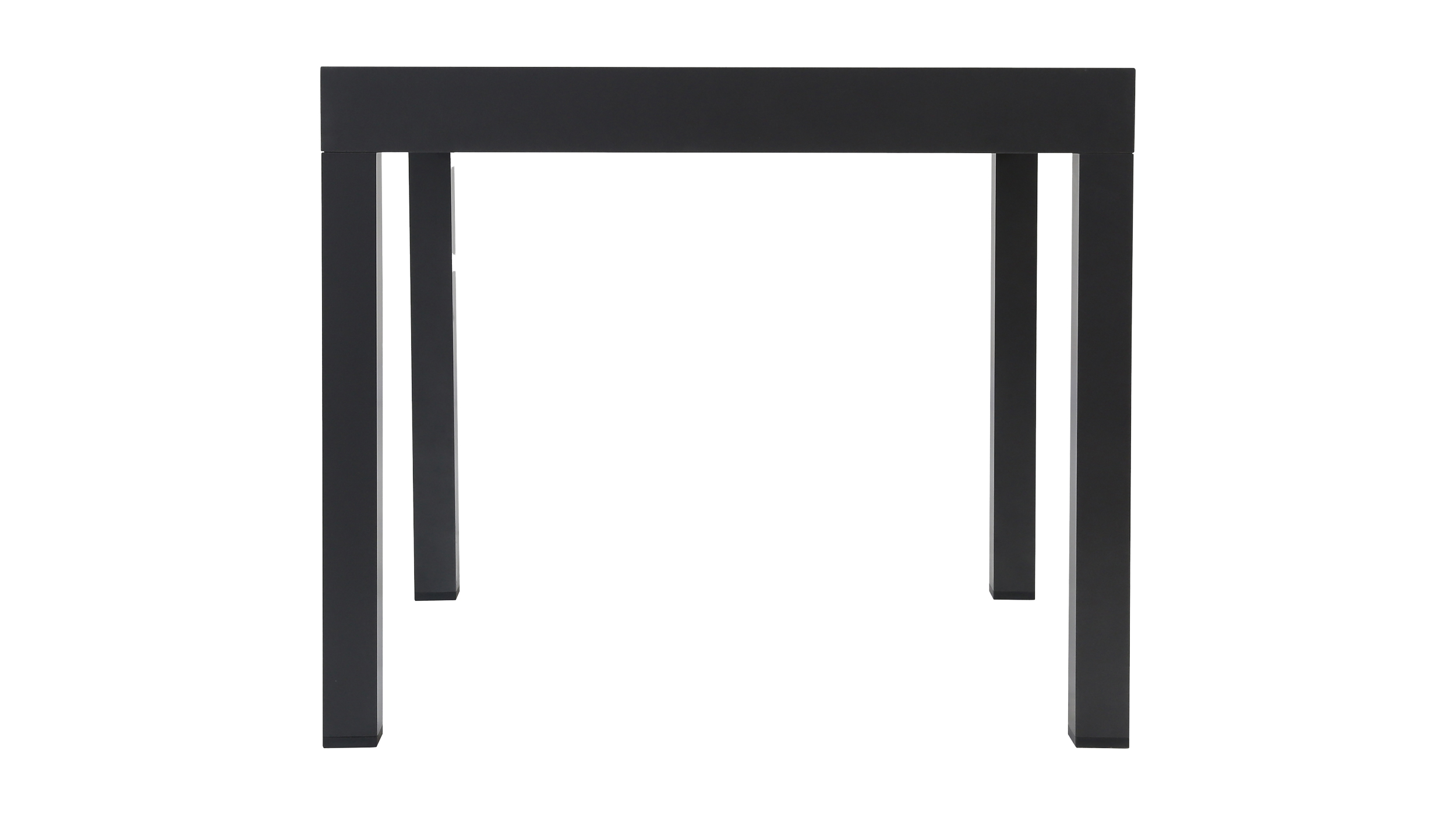 Gartentisch anthrazit Aluminiumgestell - Ausziehfunktion - MALI