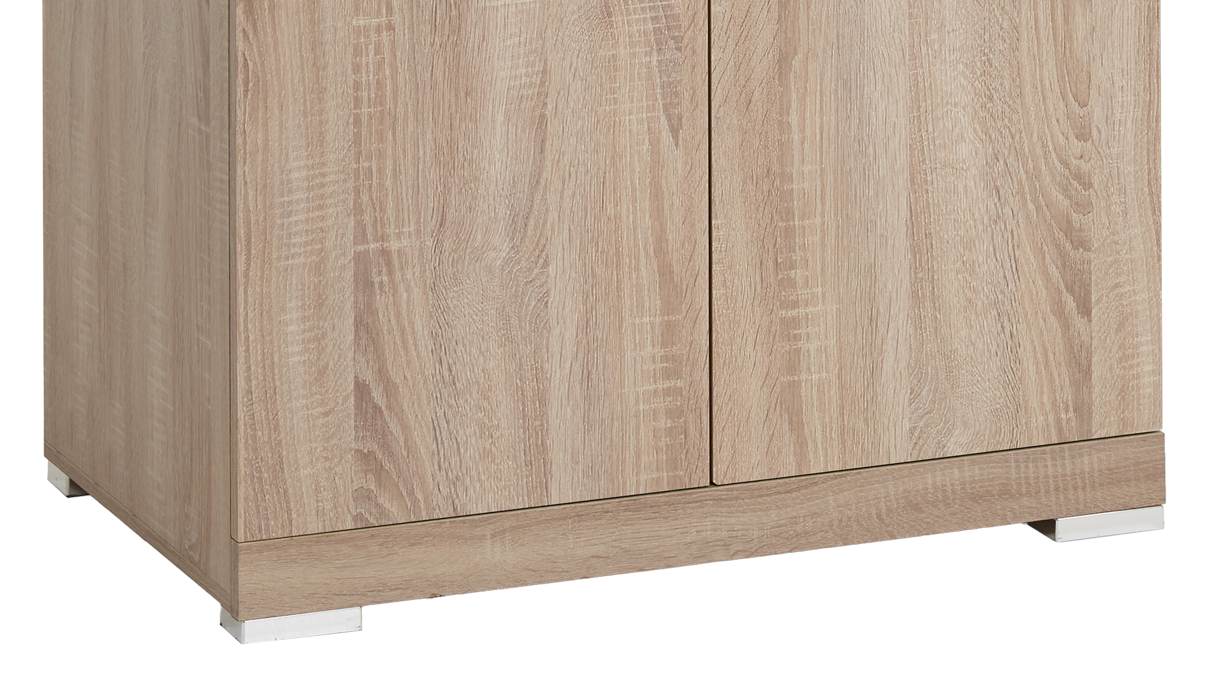 Kommode Eiche 80 x 50 cm - 2 Schubladen - BRISTOL