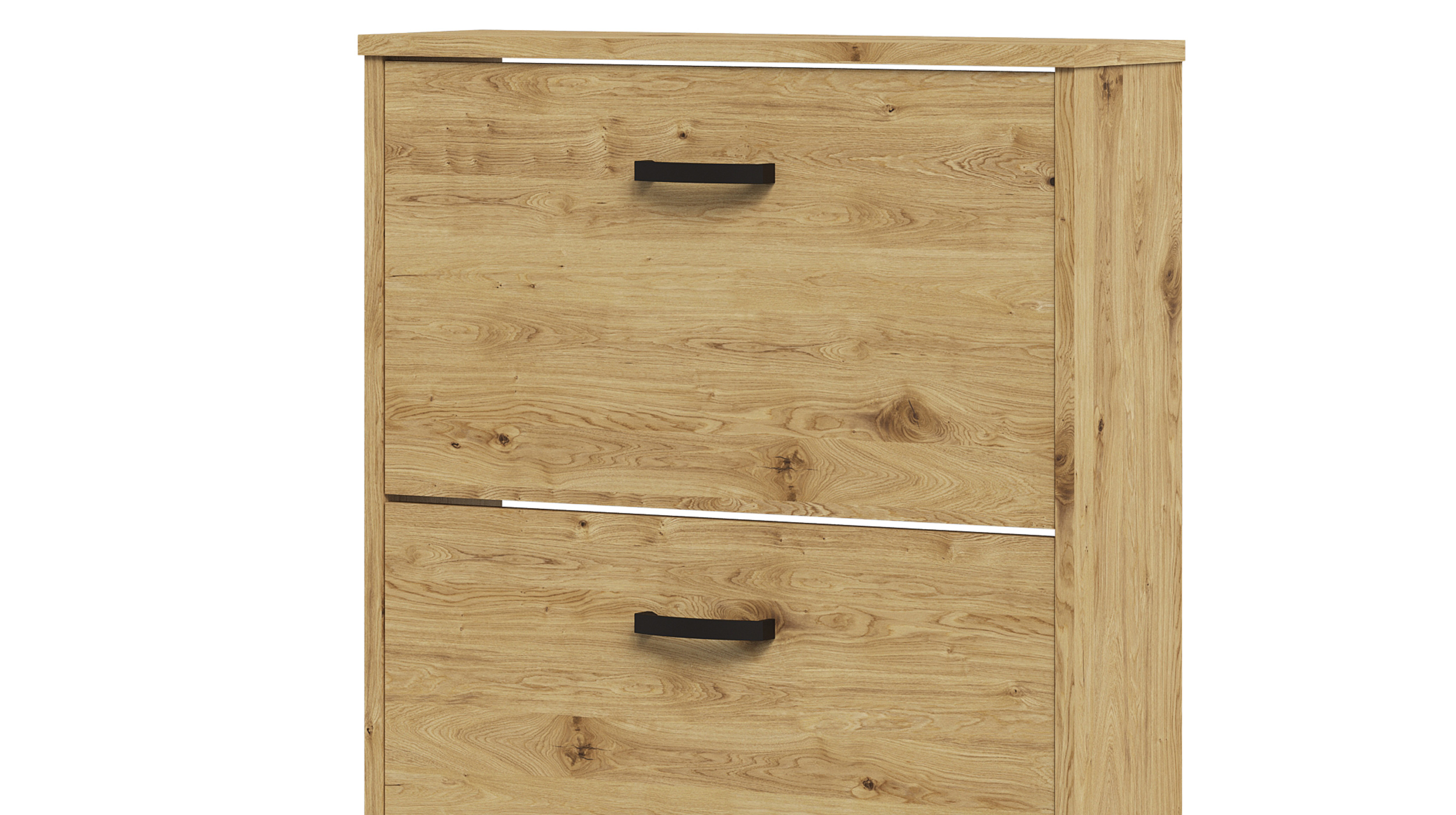 Schuhschrank Artisan Eiche 59 x 169 cm - 5-türig - STEP