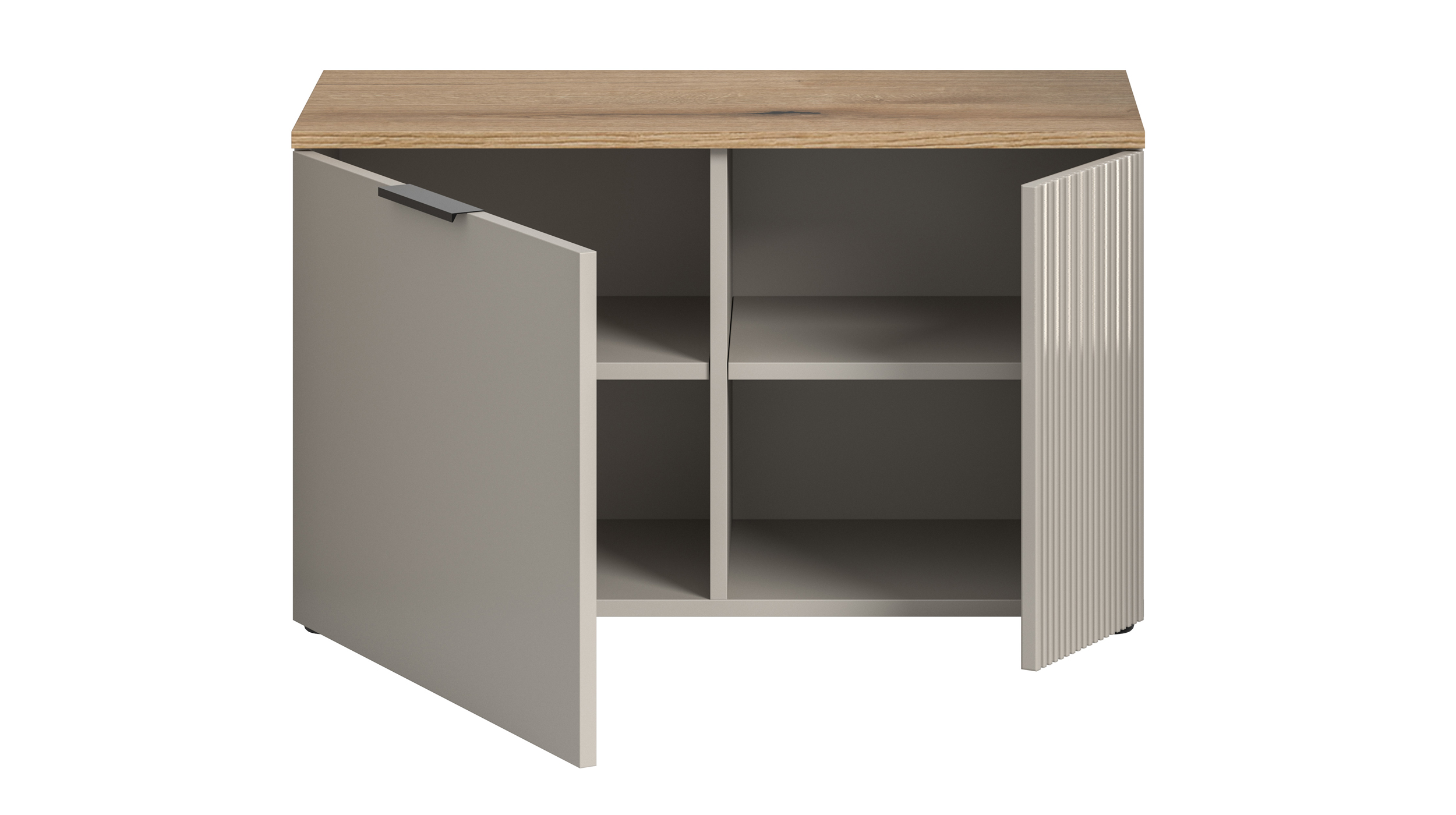 Garderobenbank beige Evoke Eiche 80 cm - SLIDE