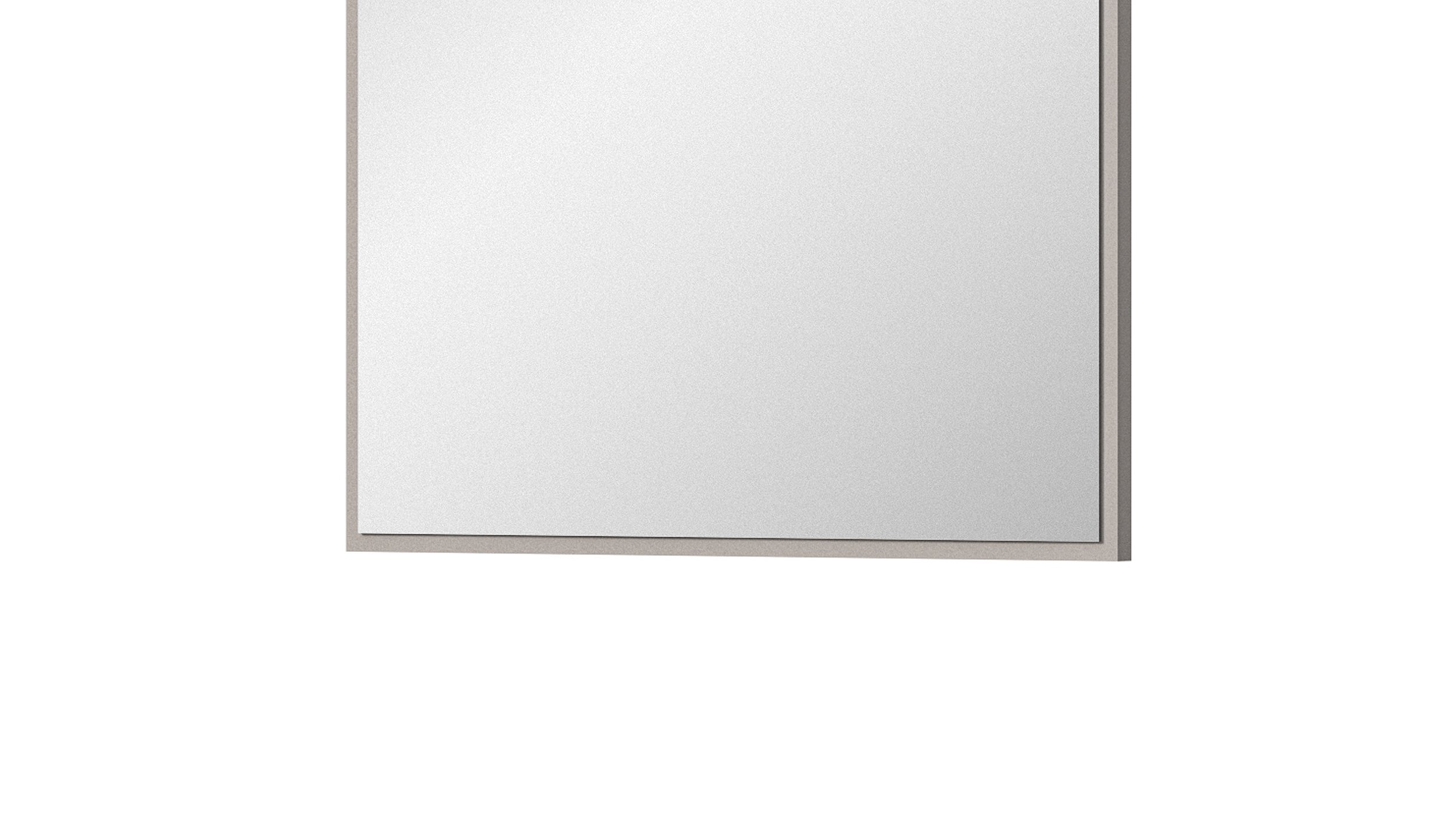 Wandspiegel matt grau 65 x 70 cm - JARU