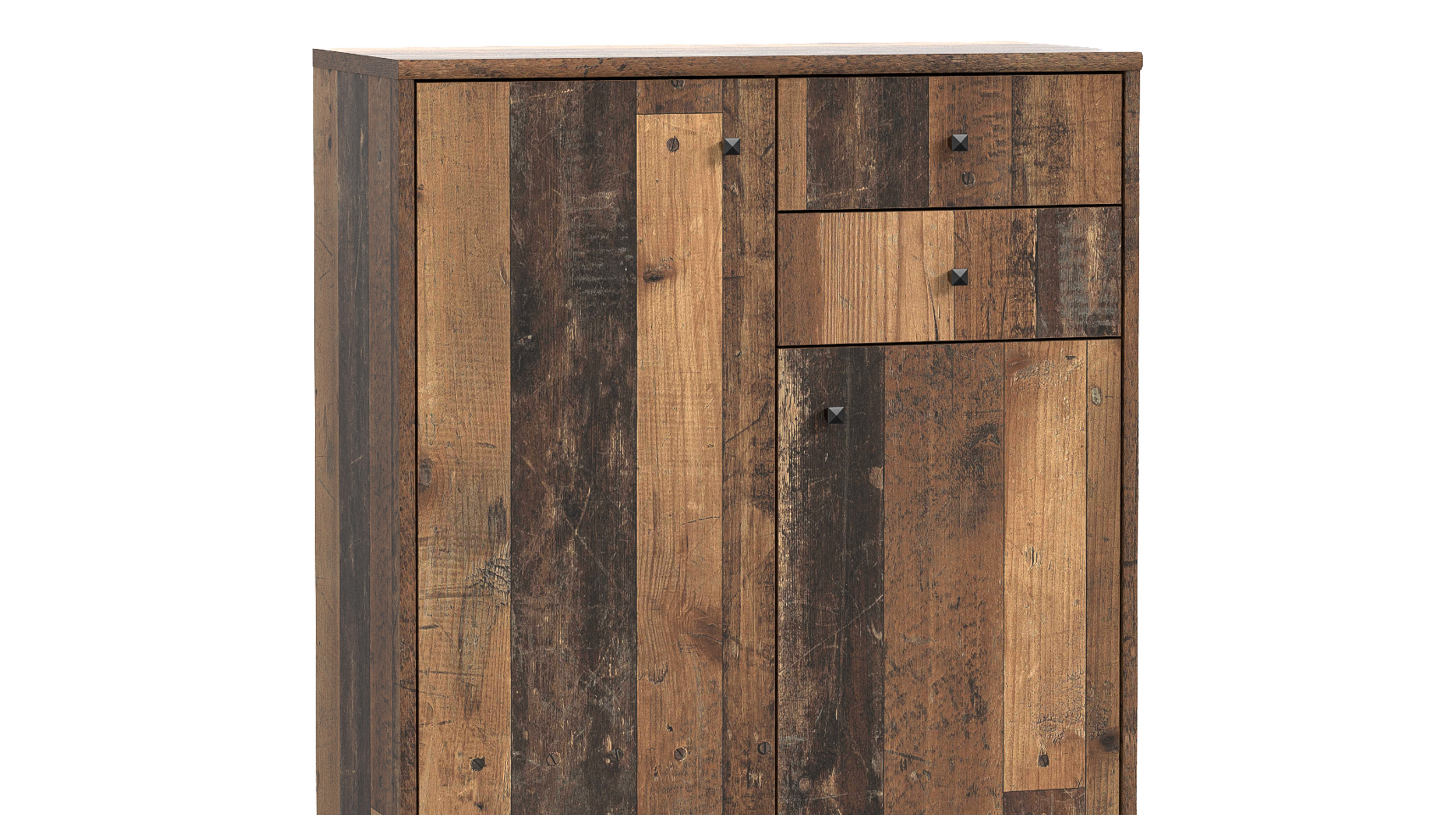 Kommode mit Schubladen Old Wood 109 cm - TEMPRA