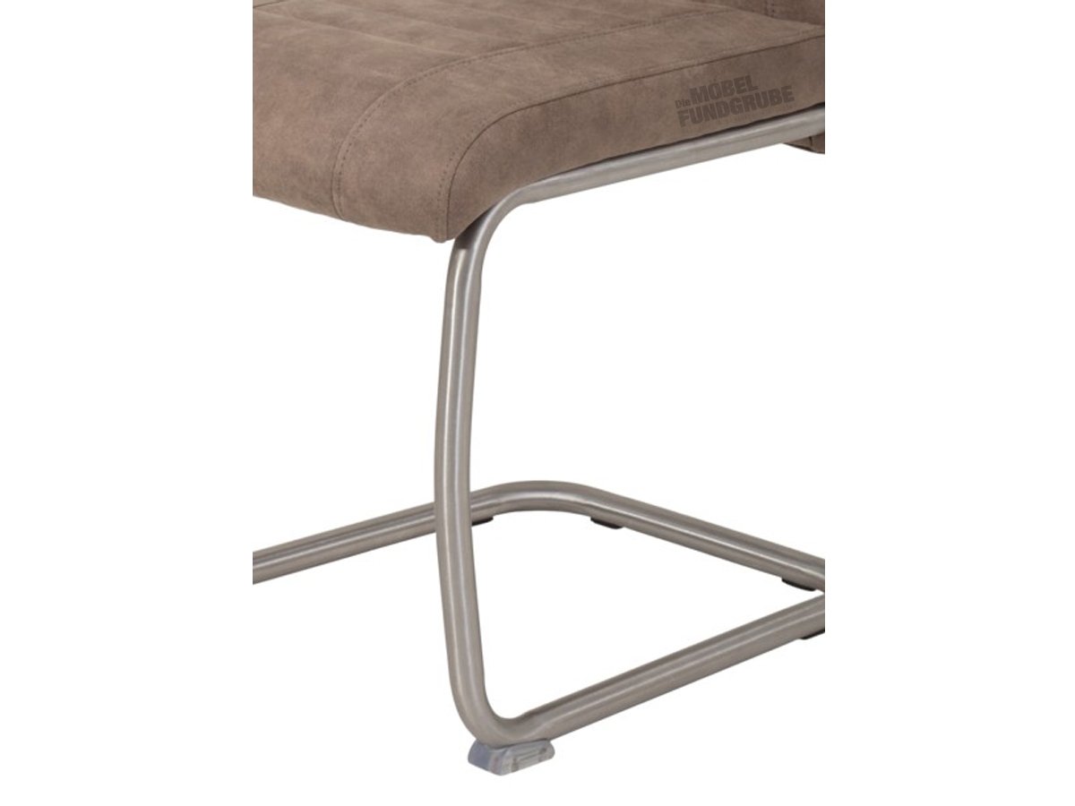 Schwingstuhl für Esszimmer schlamm mit Microfaser - ULLA