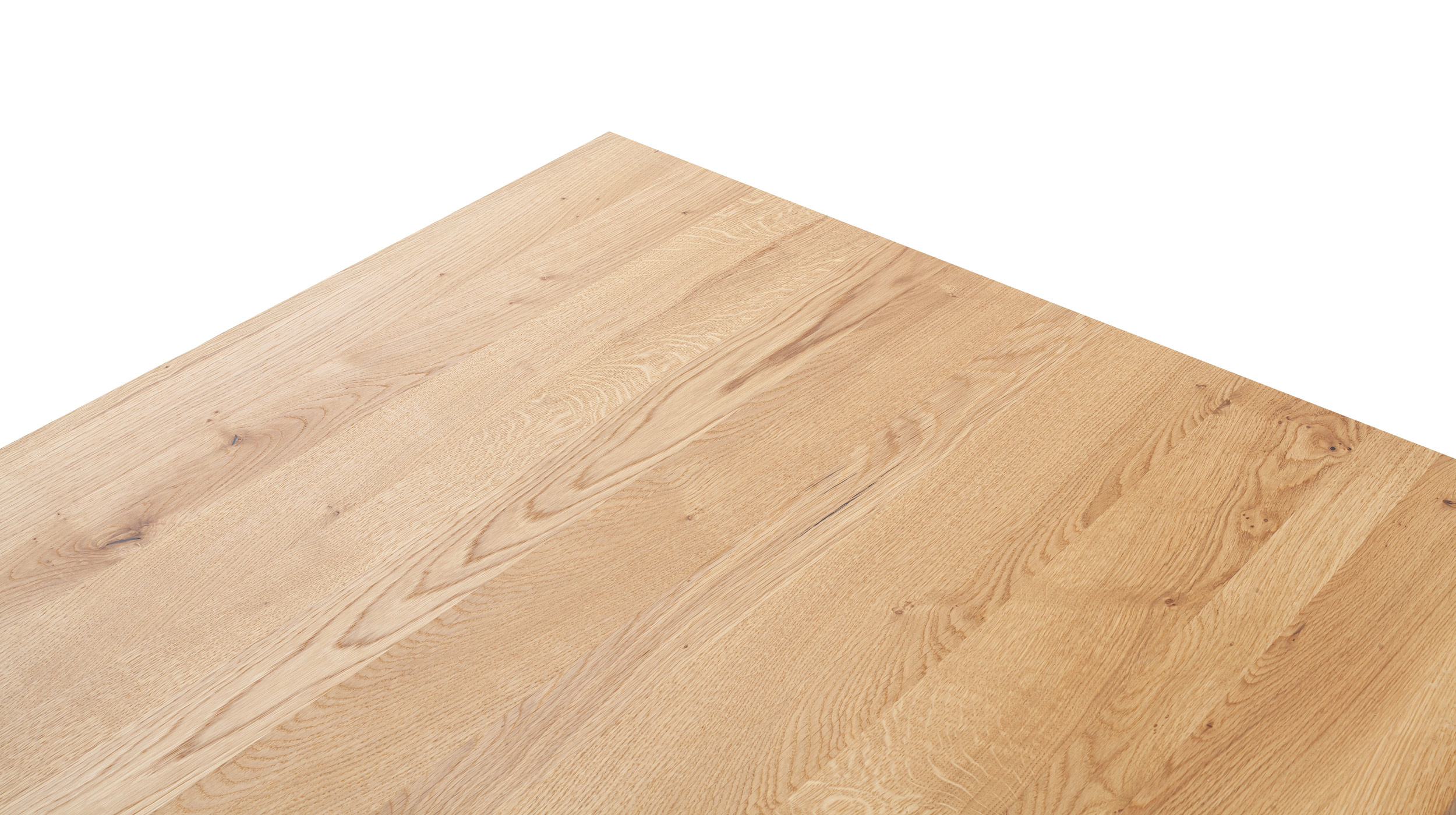 Esstisch Massivholztisch 160 cm massiv Wildeiche geölt - DEBA