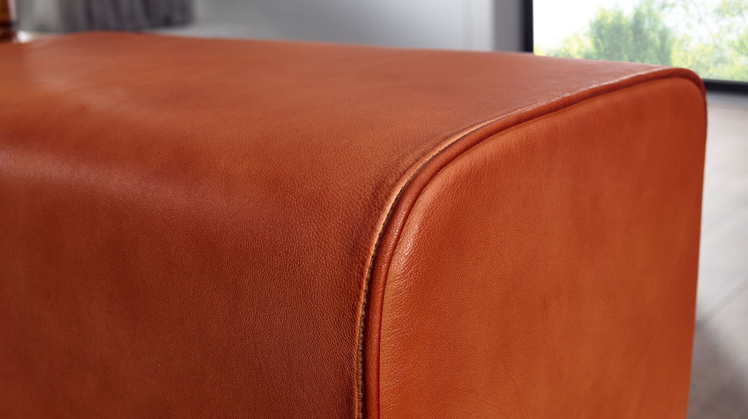 Sitzbank mit Schubladen 120 cm Mangoholz lackiert - TUVA
