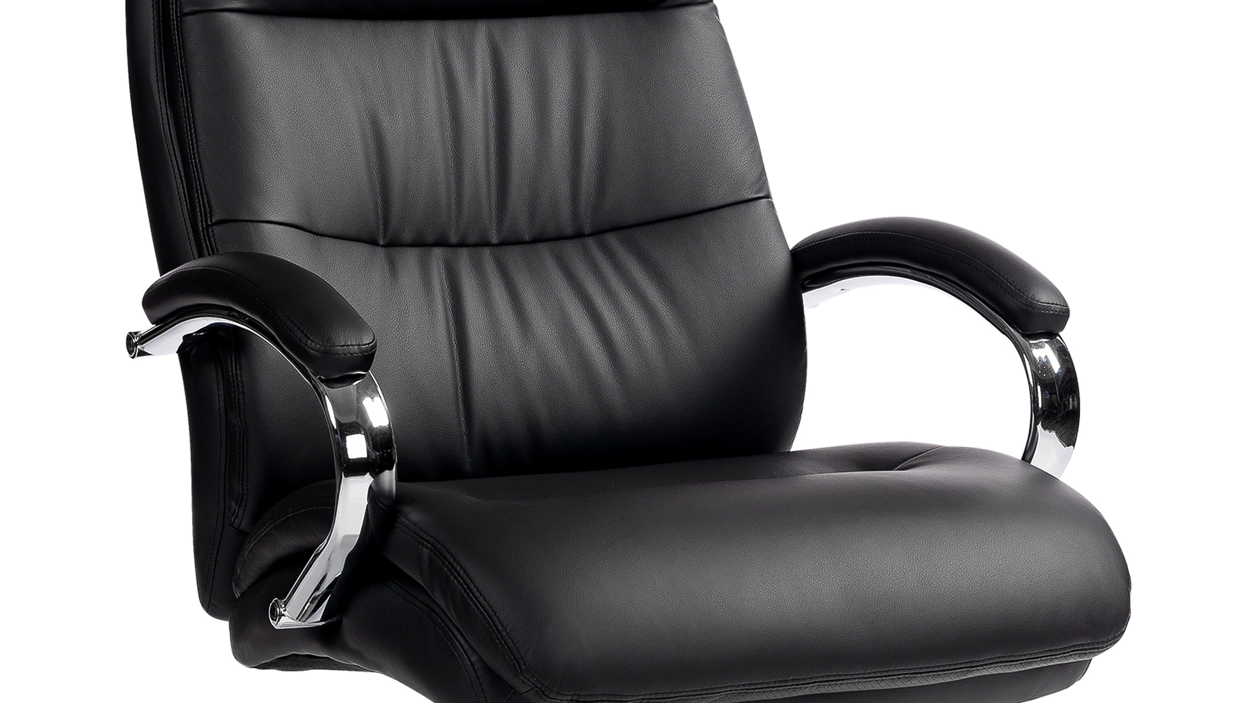 Chefsessel höhenverstellbar Taschenfederkern schwarz - FREDERICO