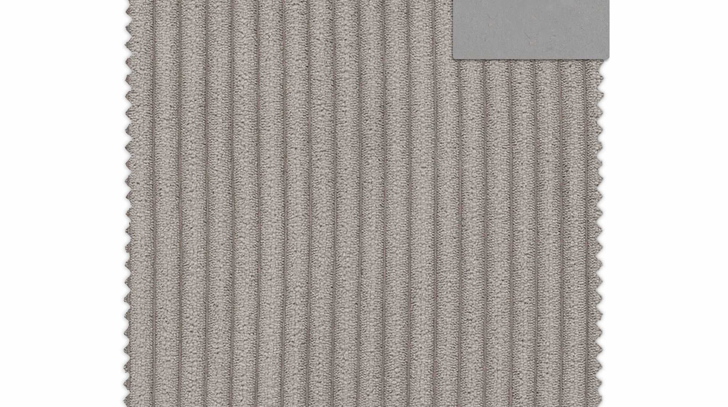 Schwingstuhl grau Taschenfederkern Cordbezug - DAGMAR 