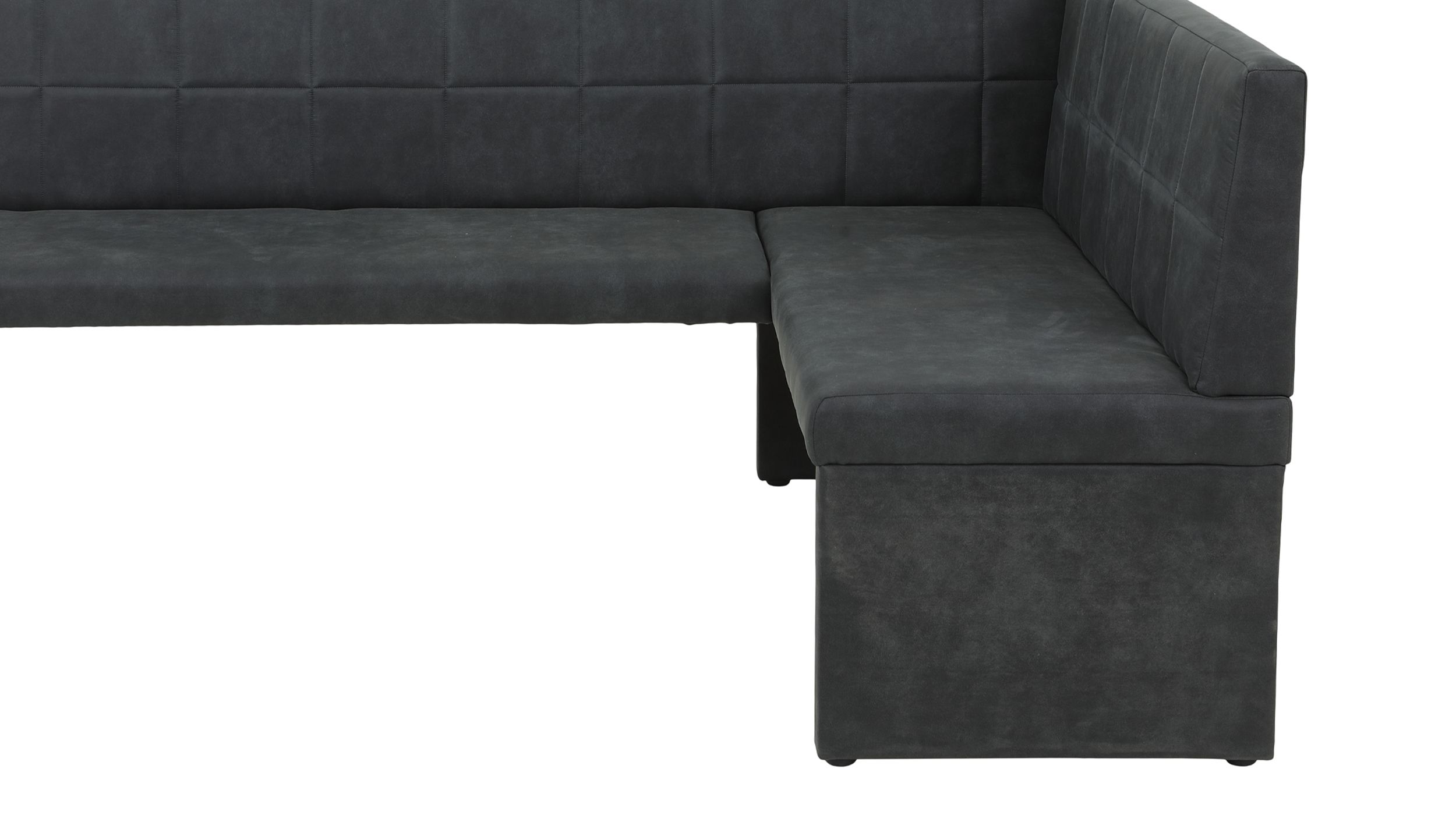 Eckbank Vintage Anthrazit 200 cm x 140 cm Bank - MELANIE
