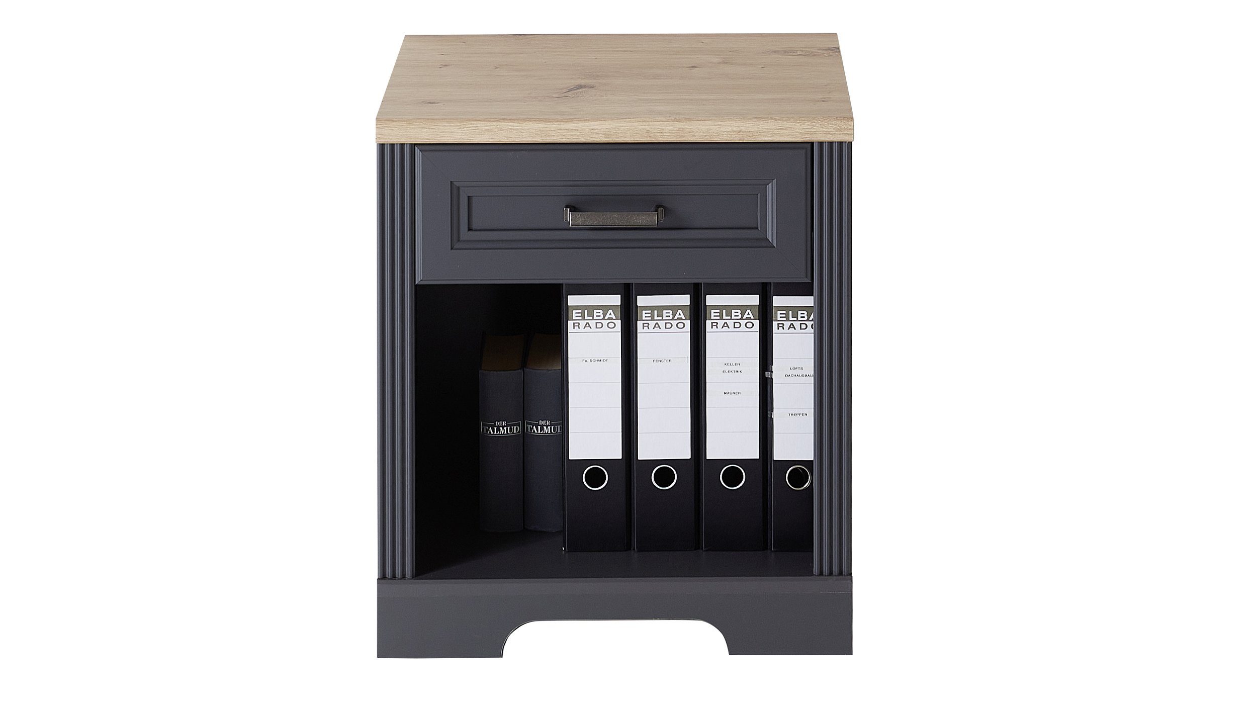 Standcontainer 54 x 62 cm graphit - Artisan Eiche - JASMIN Standcontainer 54 x 62 cm graphit - Artisan Eiche - JASMIN