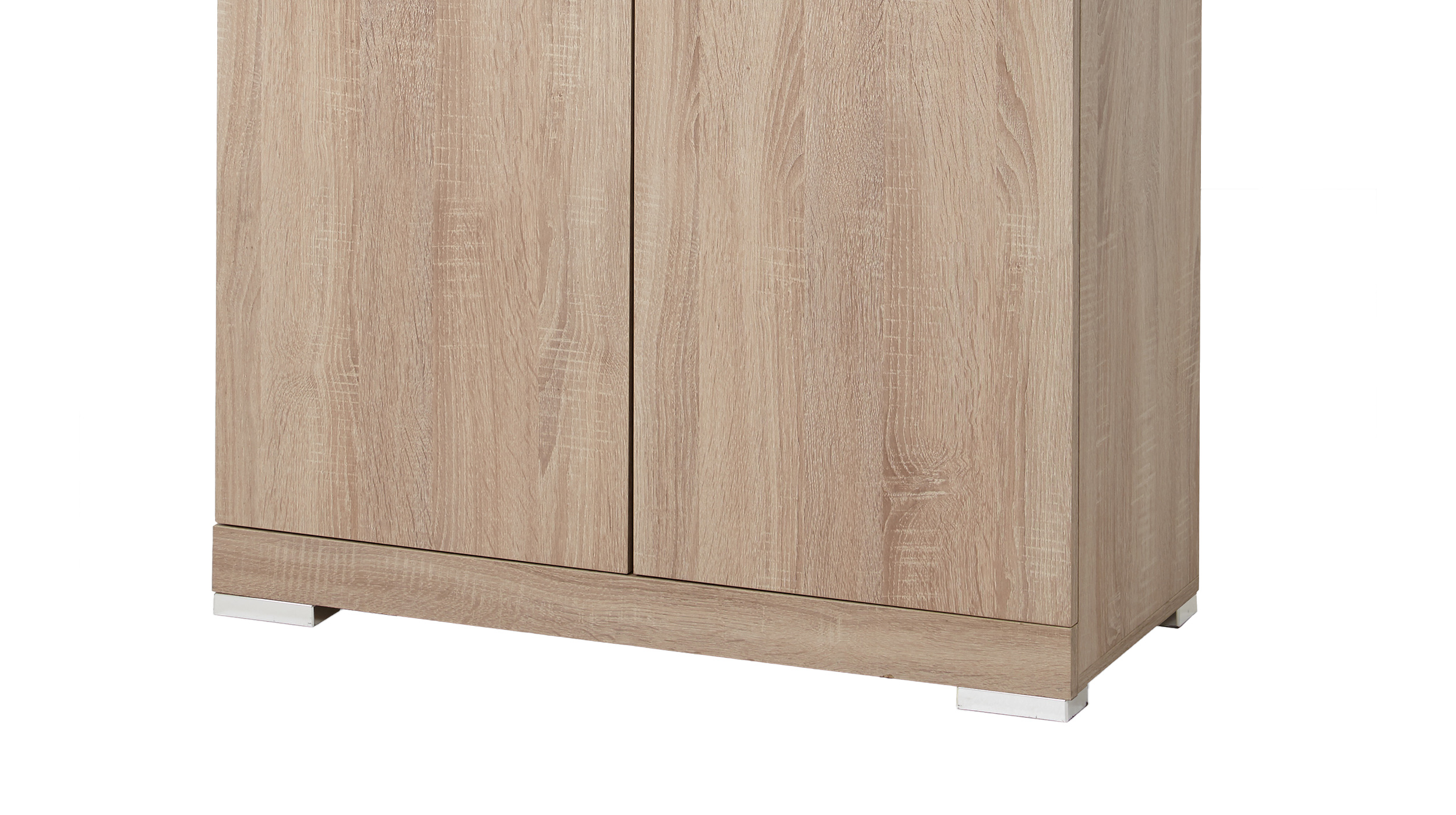 Kommode Eiche 80 x 50 cm - 2-türig - BRISTOL