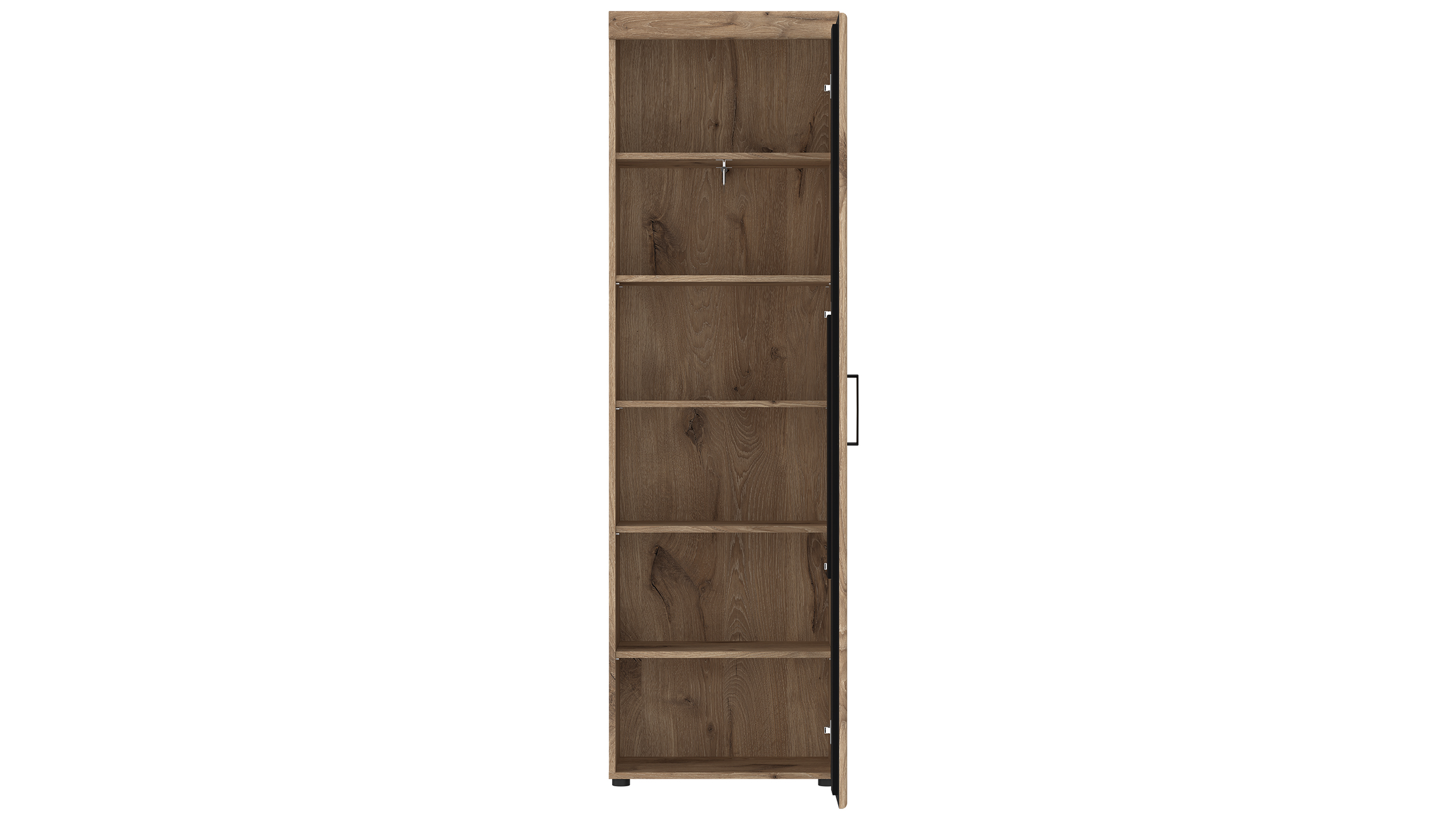 Garderobenschrank Viking Eiche - grau 195 cm - GRANO