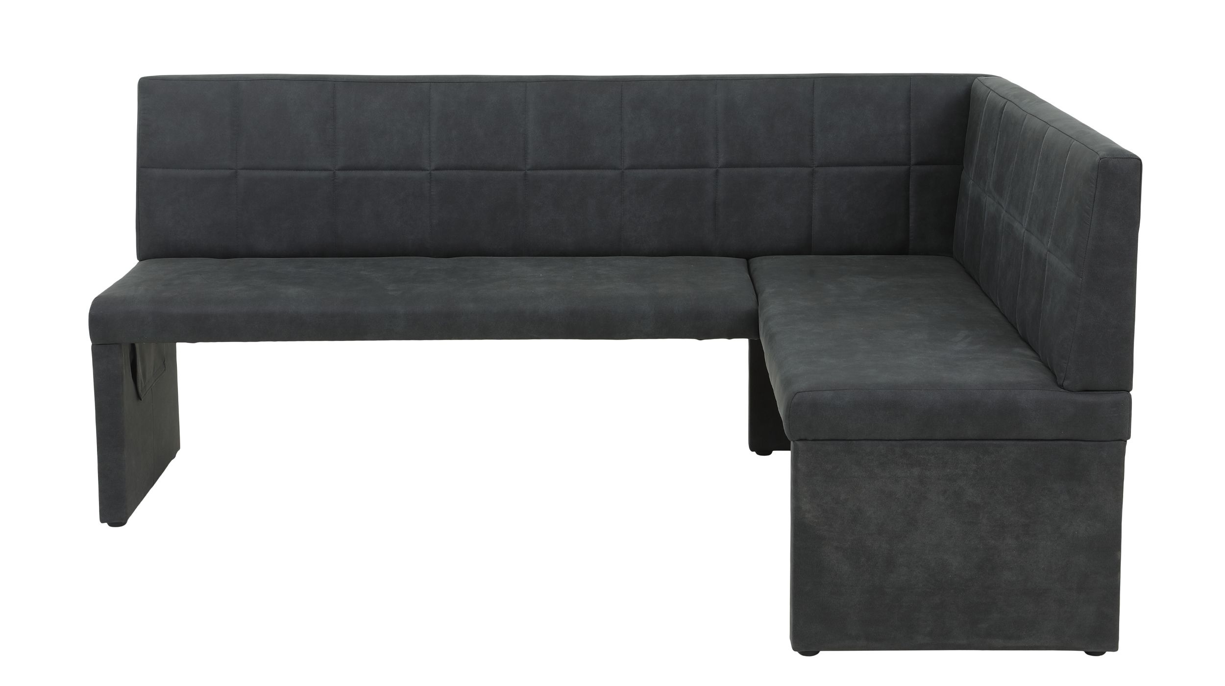Eckbank Vintage Anthrazit 200 cm x 140 cm Bank - MELANIE