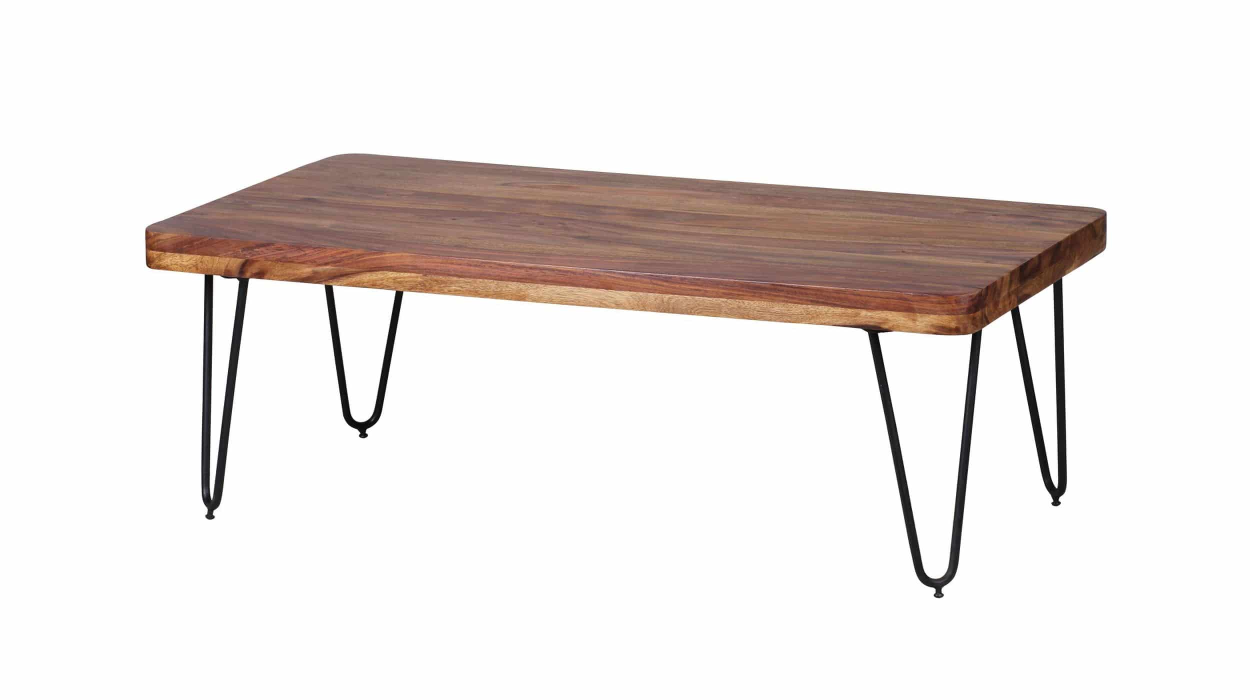 Couchtisch Sheesham massiv gebeizt 115 x 60 cm - BRAGE