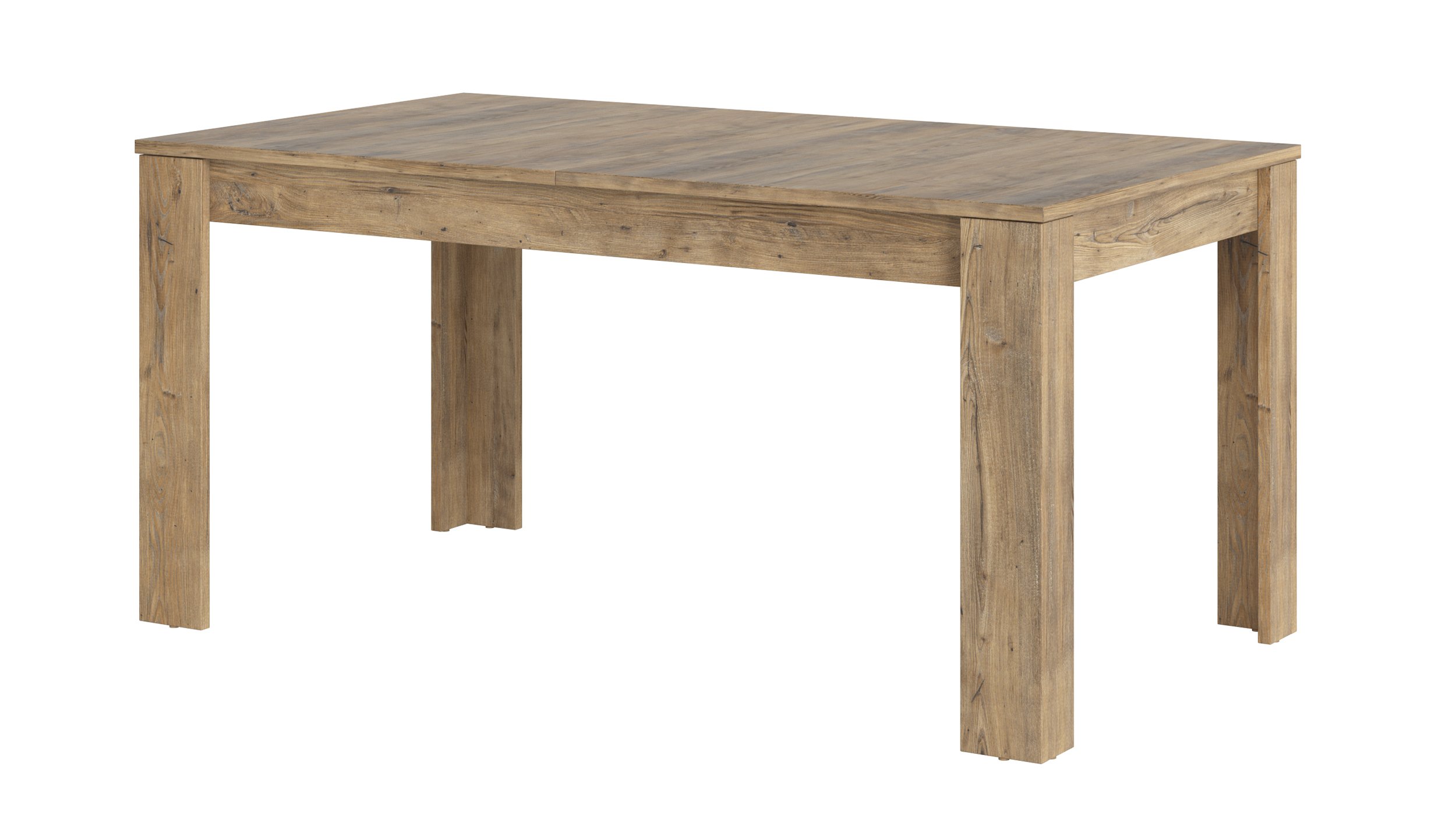 Esstisch 160 x 90 cm ausziehbar Kastanie Breslau - RAPALLO Esstisch 160 x 90 cm ausziehbar Kastanie Breslau - RAPALLO