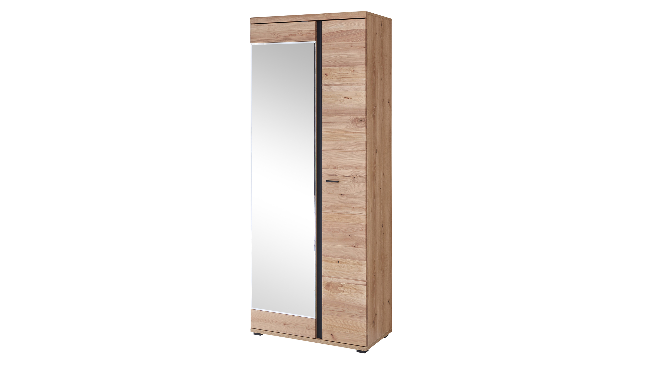 Garderobenschrank mit Spiegel Altesche teilmassiv - 80 cm - SONOS