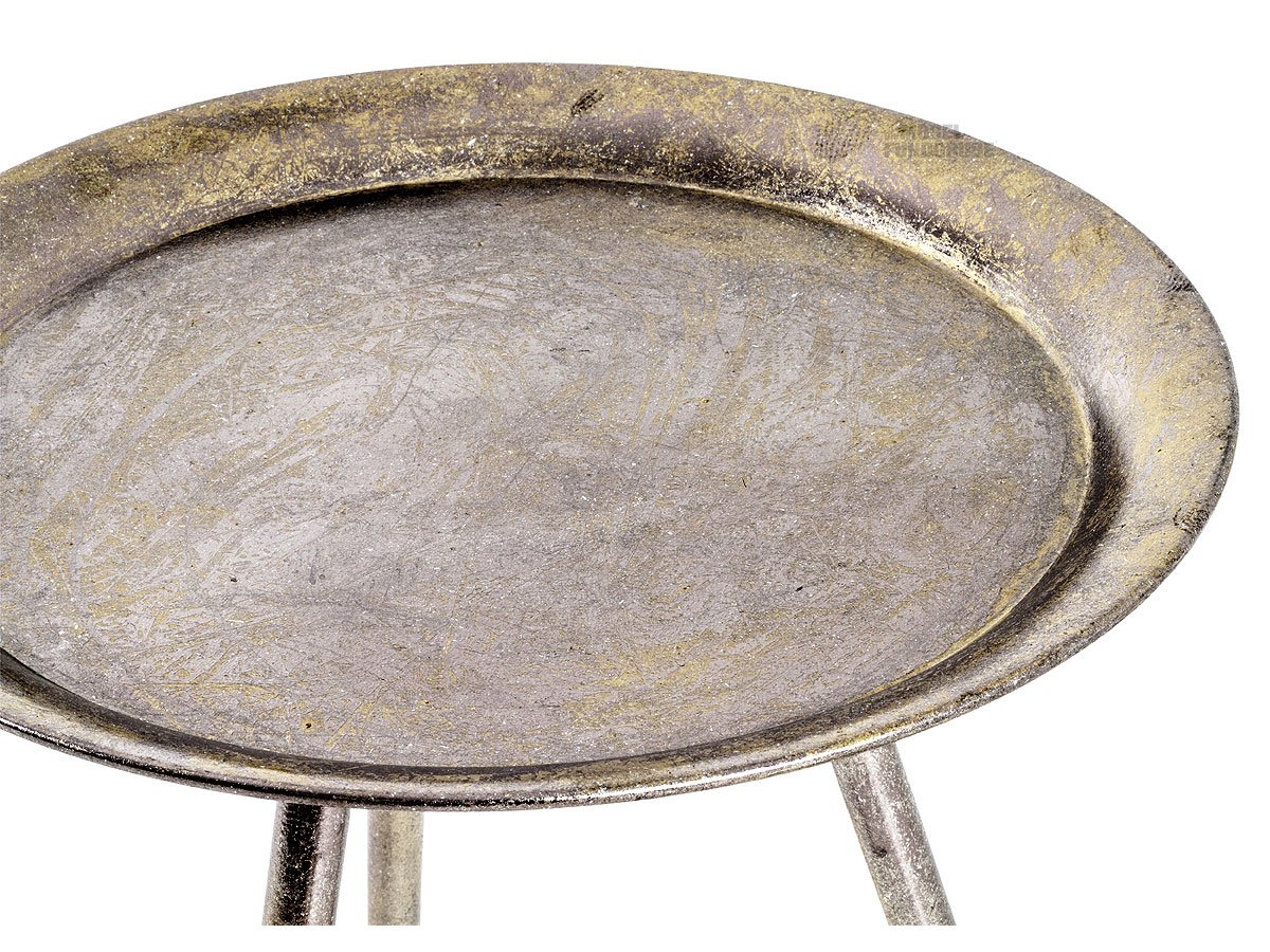 Beistelltisch bronze Metall - rund - 54 x 44 cm - HANS Beistelltisch bronze Metall - rund - 54 x 44 cm - HANS