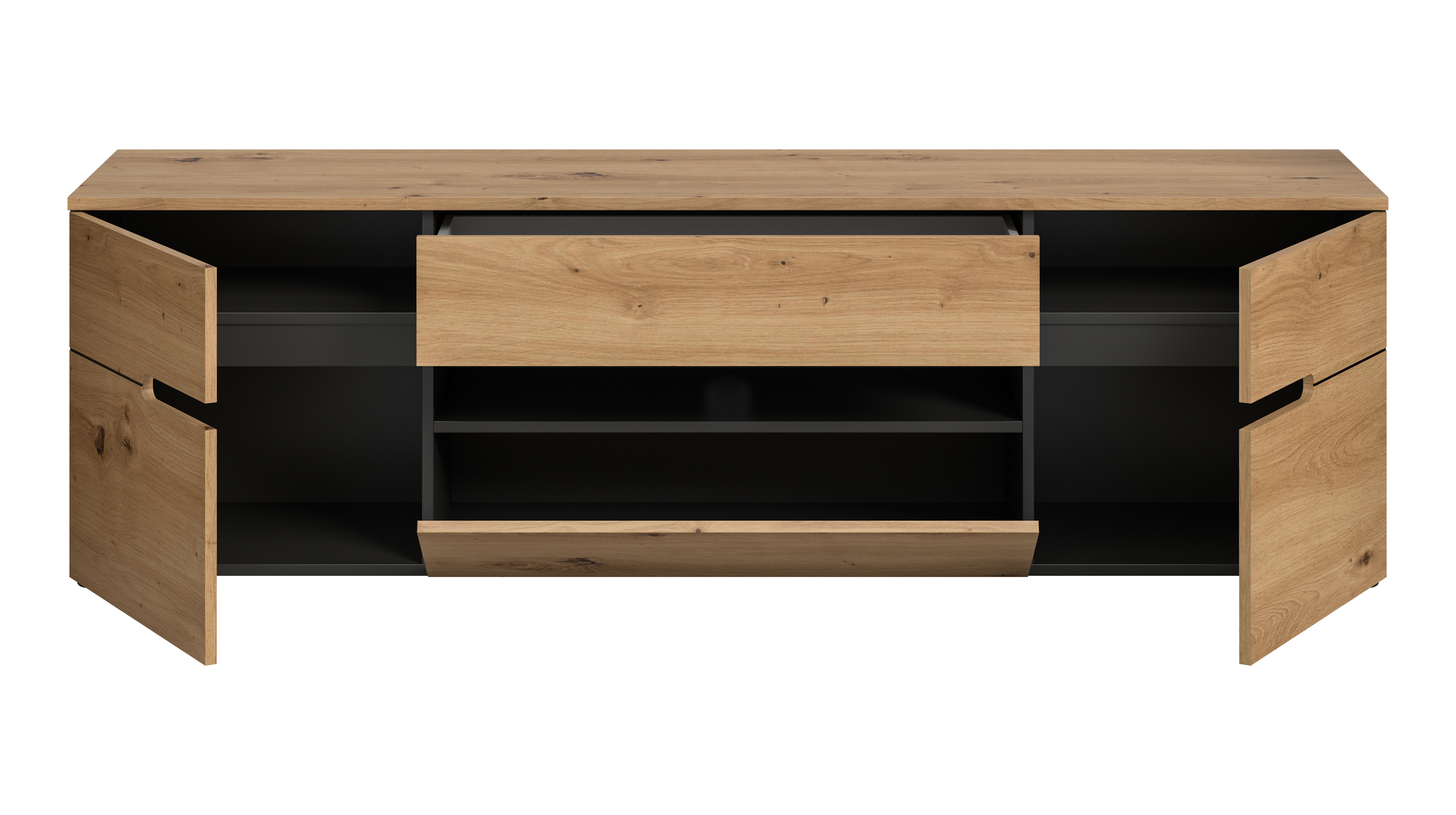 TV-Lowboard Artisan Eiche 184 cm TV-Board - CANU