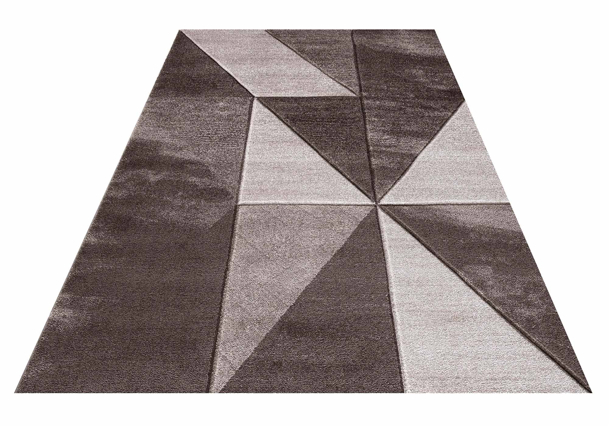 Festival Teppich 80 x 150 cm - beige - 11 mm Höhe - Konturenschnitt - Relax 210