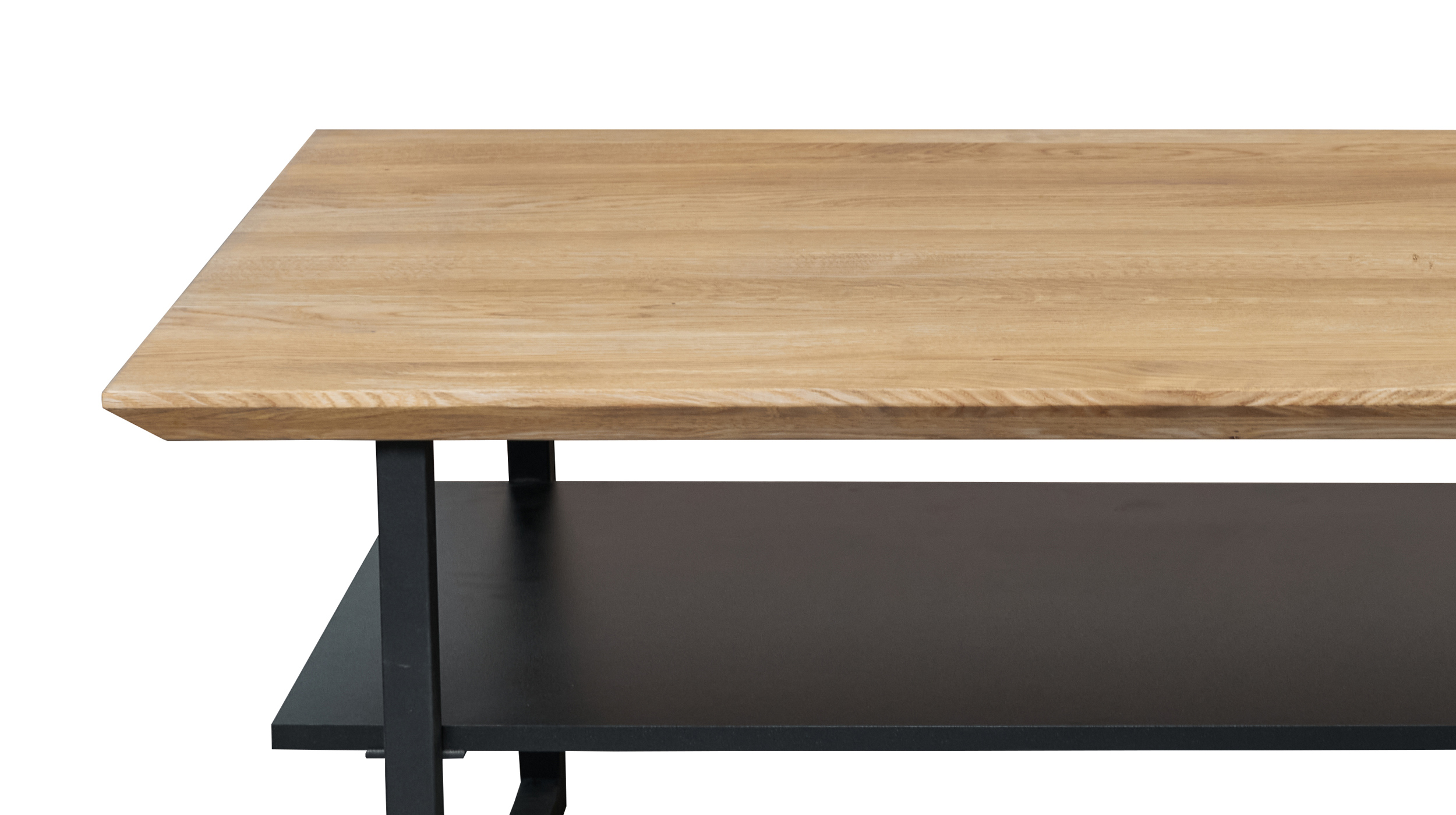 Couchtisch Eiche teilmassiv geölt - 115 x 65 cm - BELLA