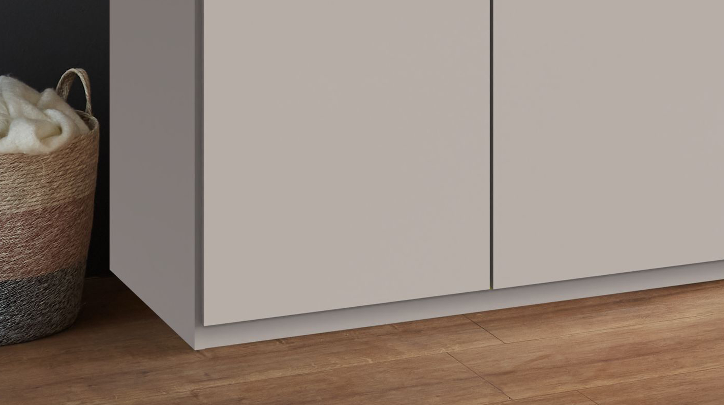 Kleiderschrank beige Artisan Eiche 270 cm 10-türig - DIGIT