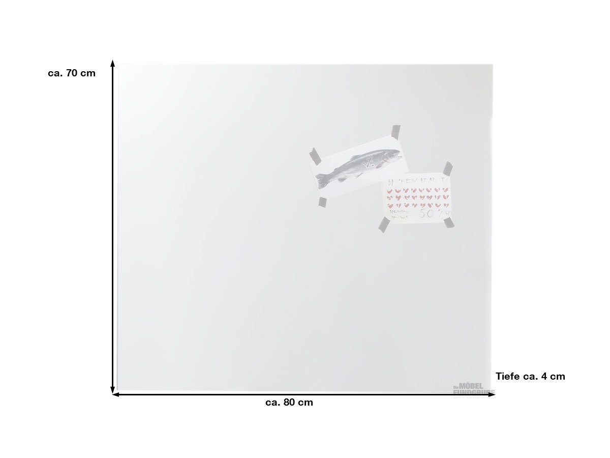 Wandspiegel Rauchsilber 80 x 70 cm - LINE