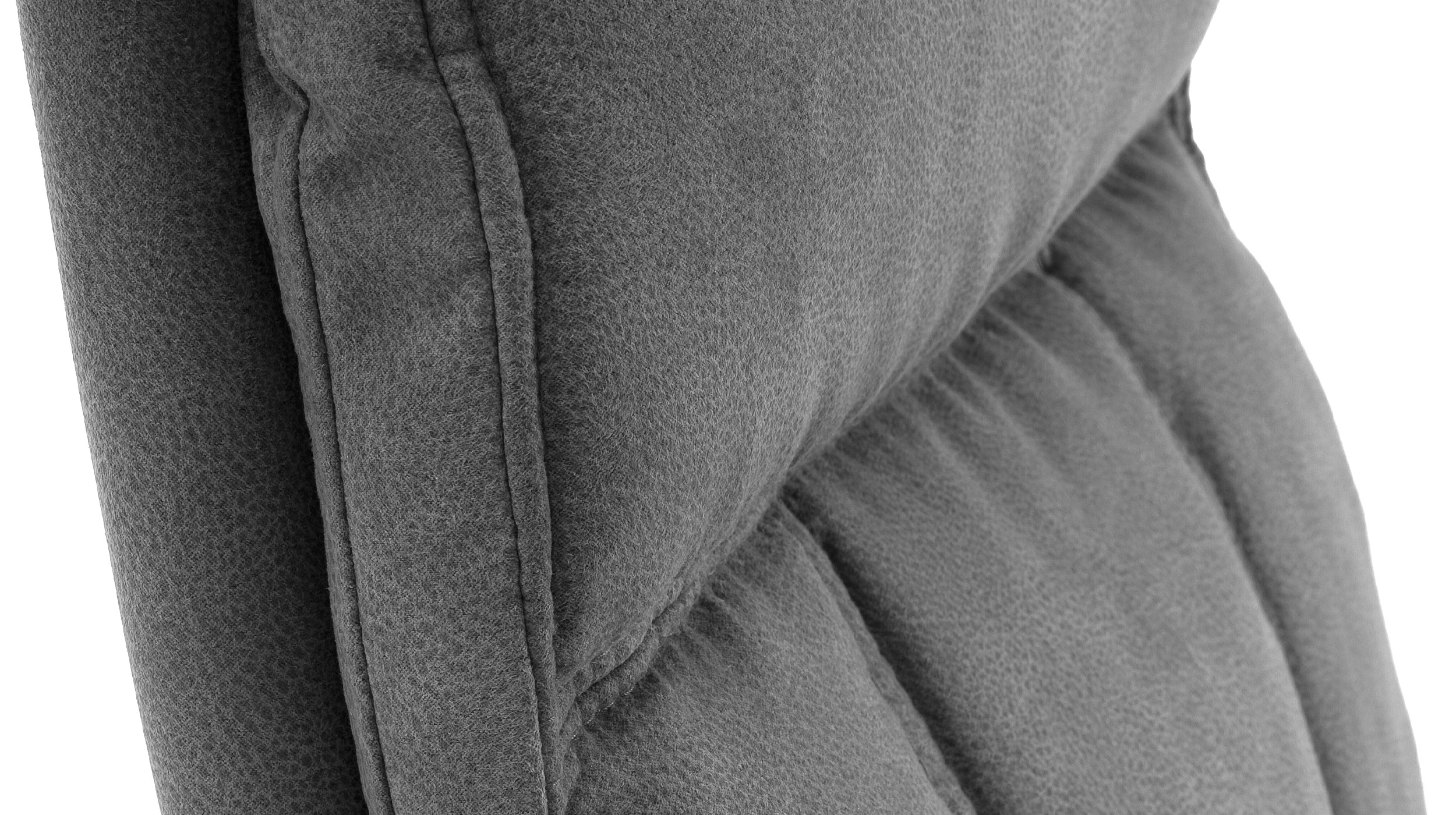 Schwingstuhl grau mit Taschenfederkern-Polsterung - Luxus Komfortsitz - AZUL