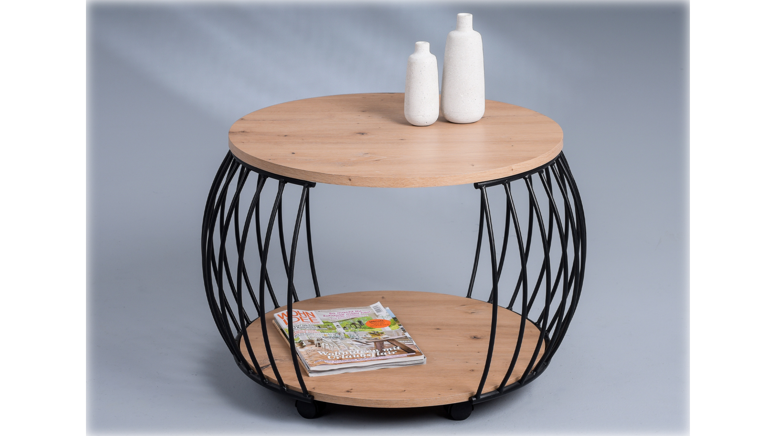 Couchtisch Artisan Eiche 60 x 60 cm - PEKING