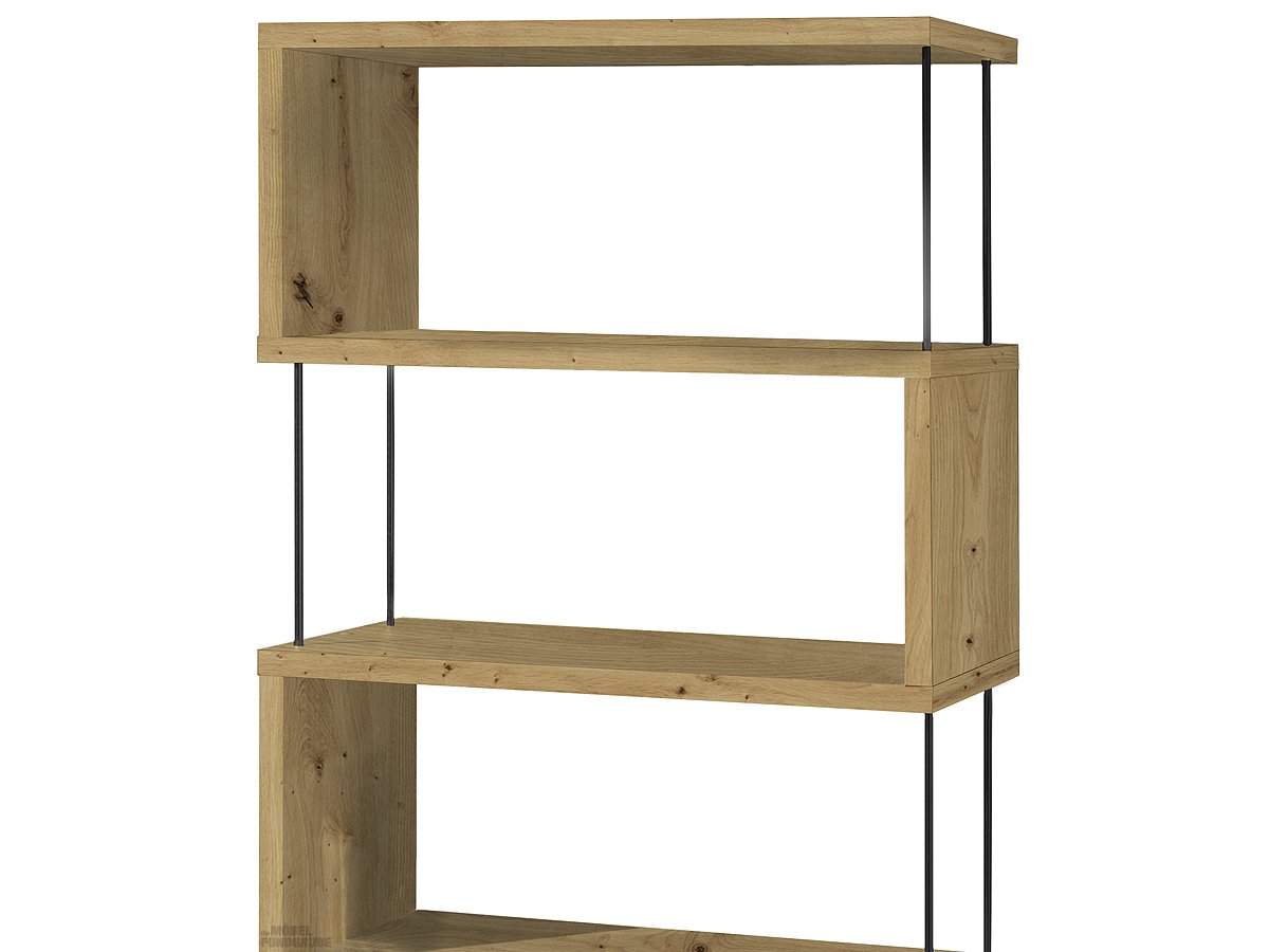Standregal Bücherregal Asteiche 66 x 126 cm - STICKS