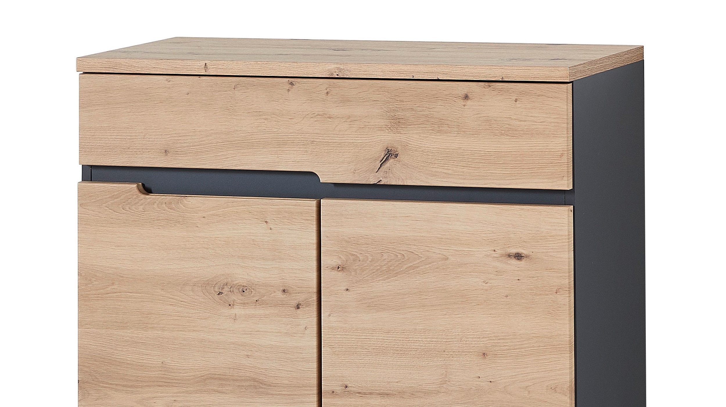 Schuhschrank mit Schublade Artisan Eiche 80 x 107 cm - MEMPHIS