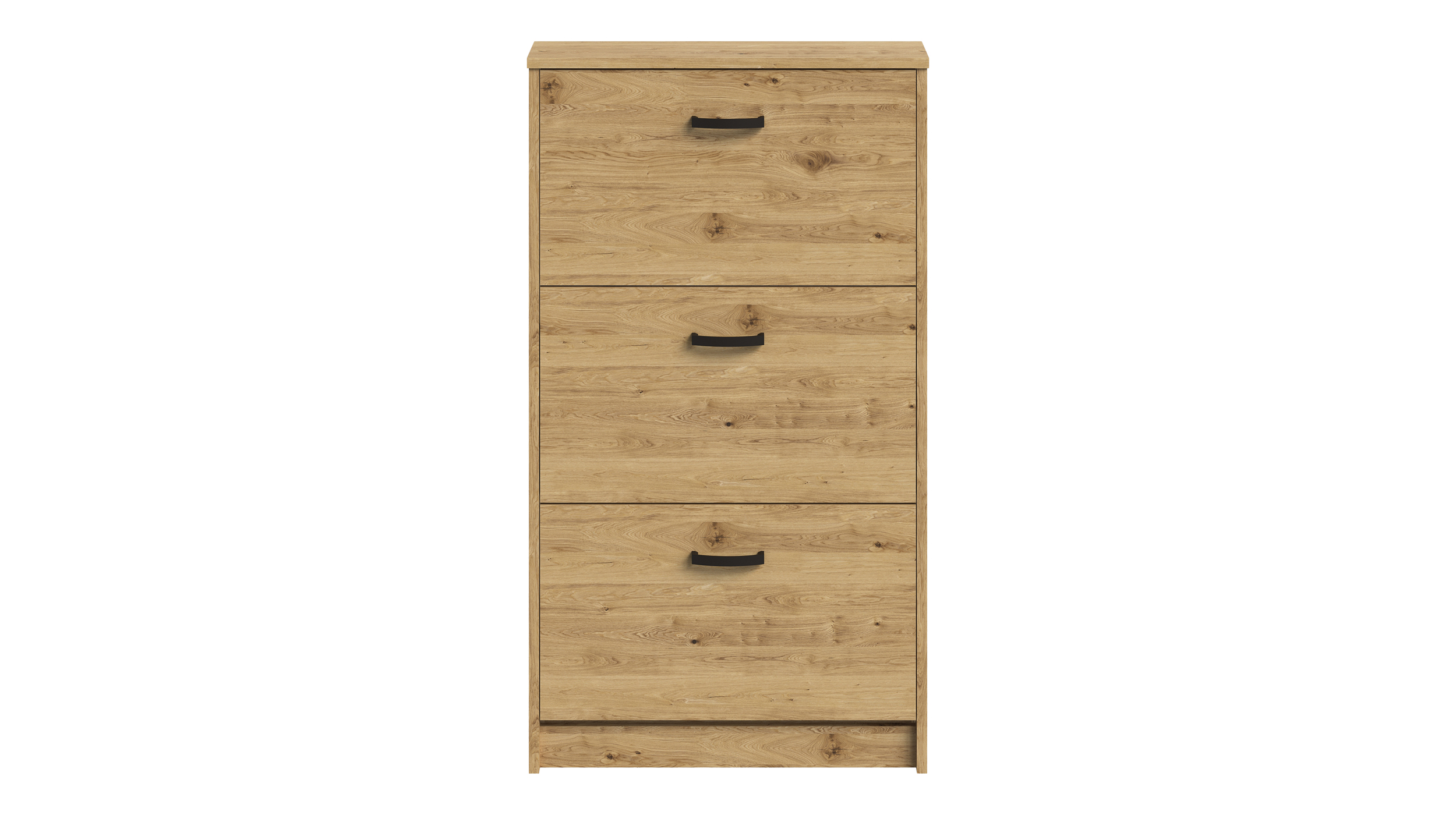 Schuhschrank Artisan Eiche 59 x 105 cm - 3-türig - STEP