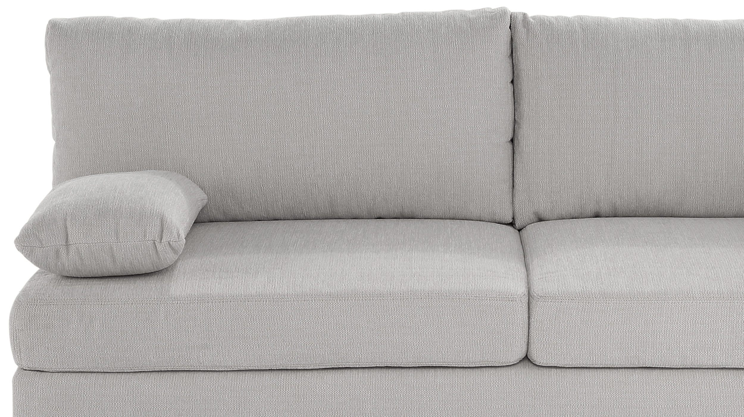 Schlafsofa grau Bettkasten Dauerschläfer Federkern 201 cm - JELKO 