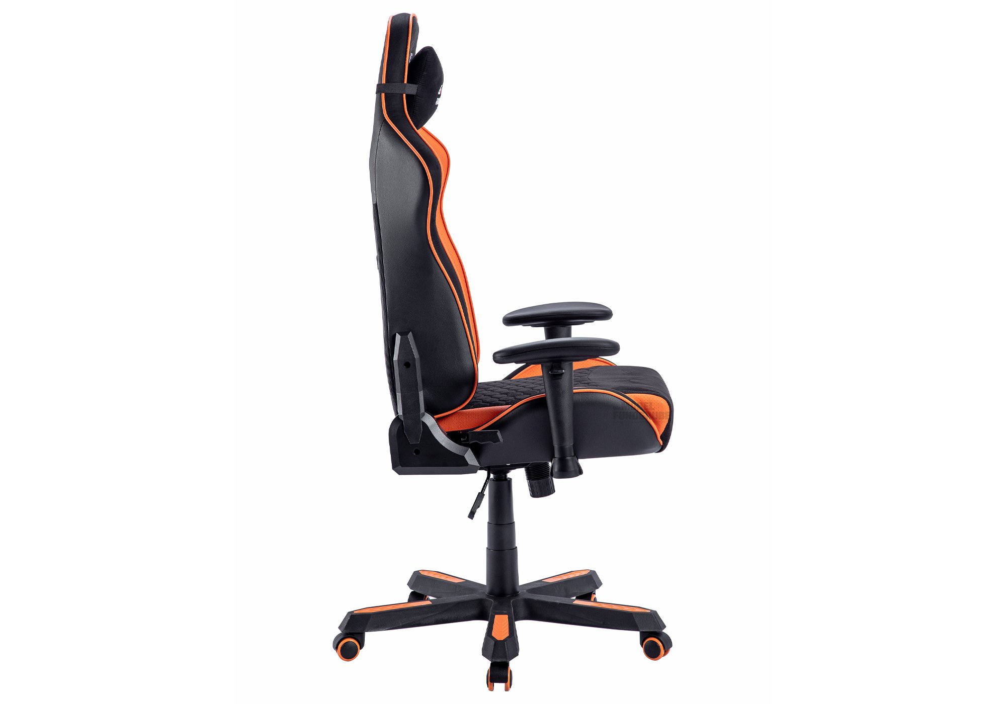 Gaming Stuhl schwarz - orange verstellbar - GAME ROCKER