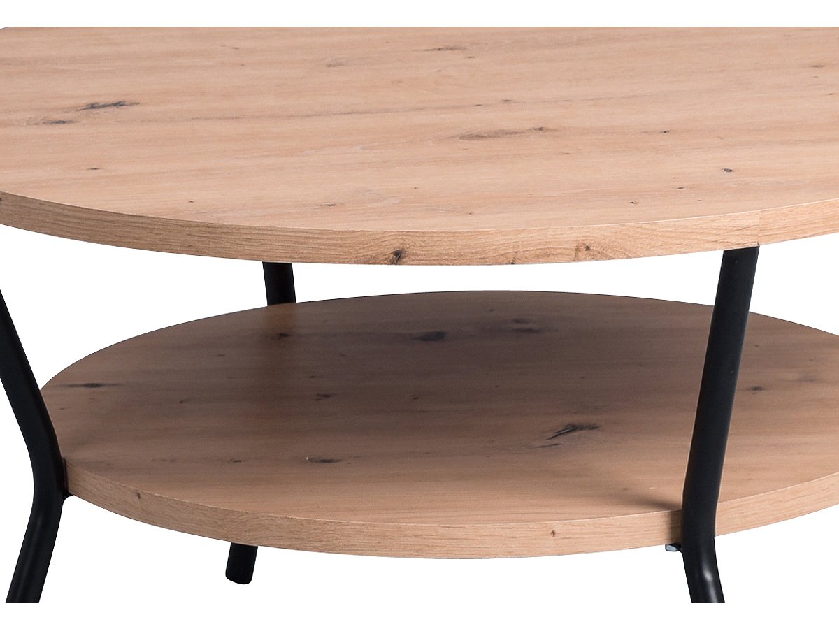 Couchtisch Artisan Eiche 80 x 80 cm - AURORA