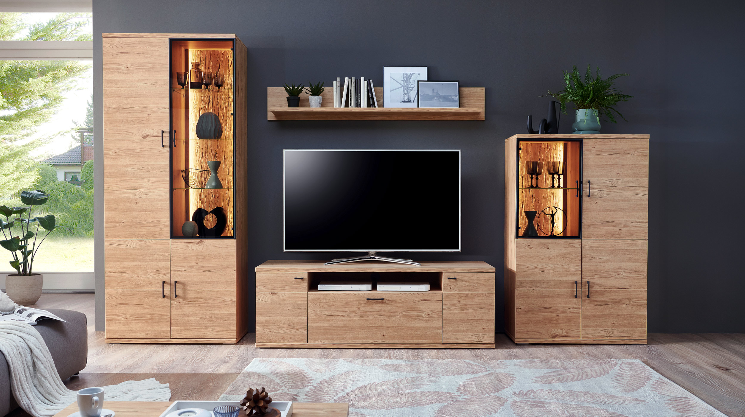 LED Streifenbeleuchtung Vitrine - 2er Set - OLSBERG