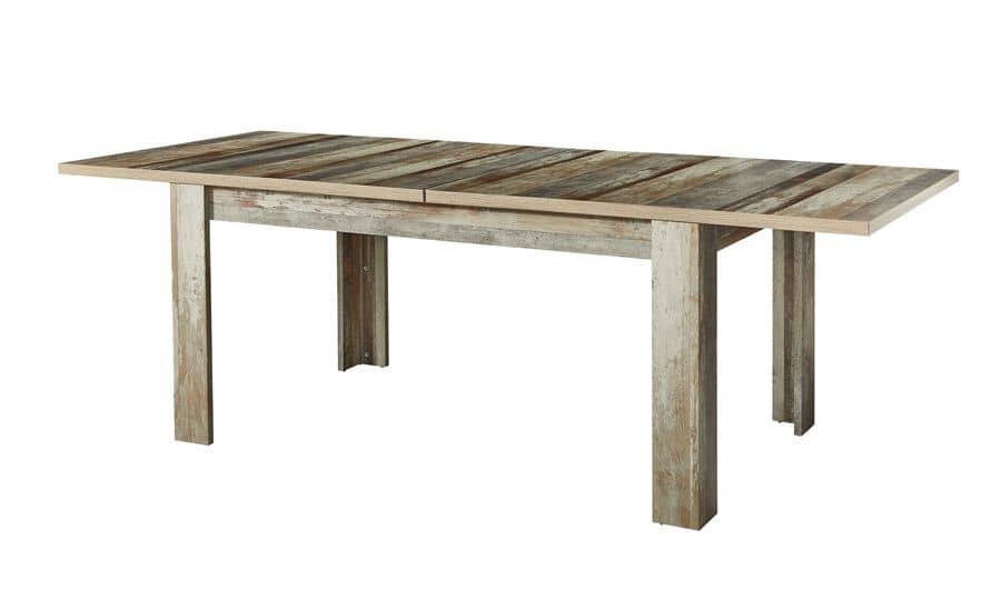 Esstisch 160 - 240 cm ausziehbar - Driftwood - BONANZA