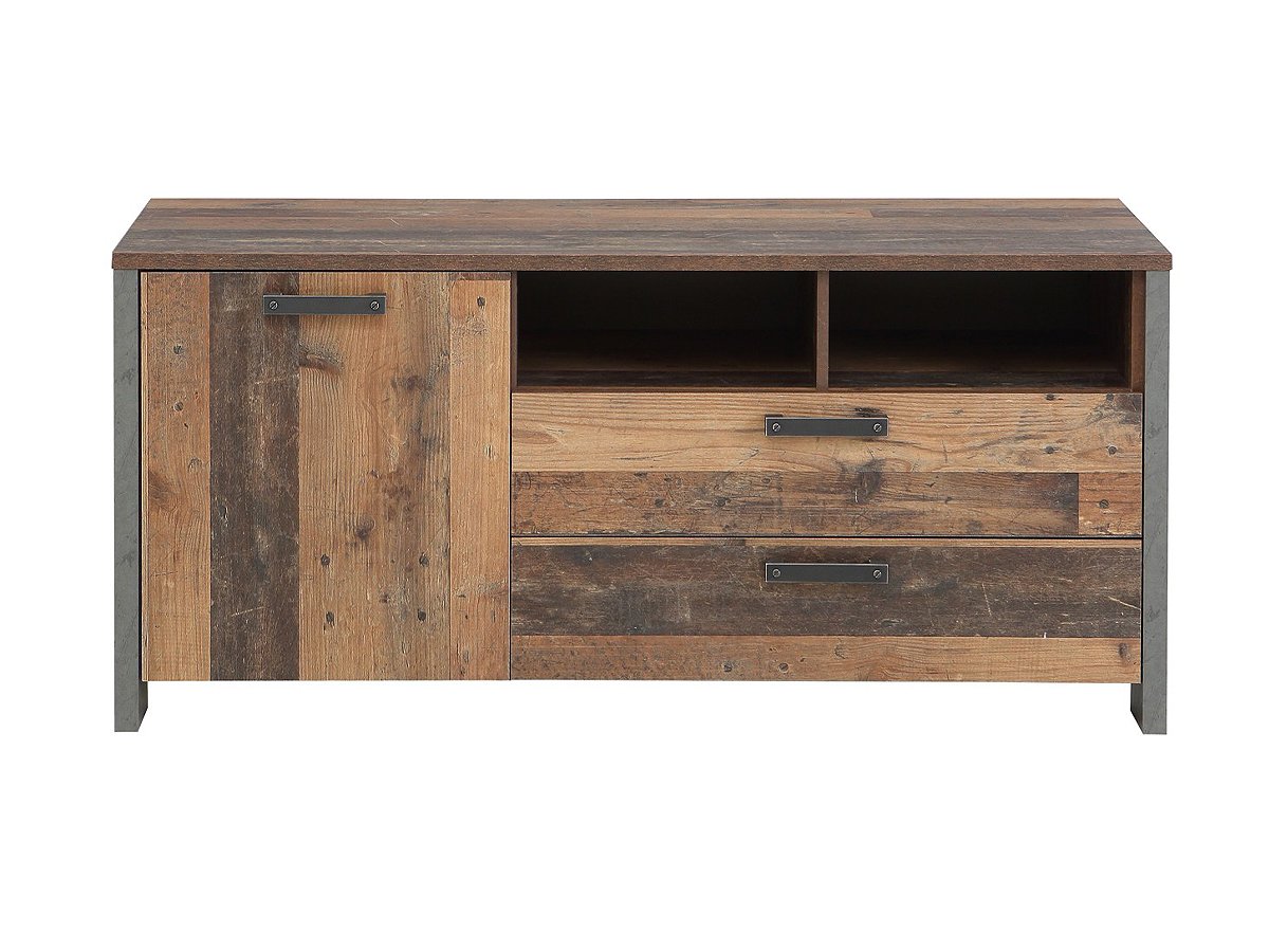 TV - Lowboard Old Wood Vintage - Betonoptik 142 cm - CLIF