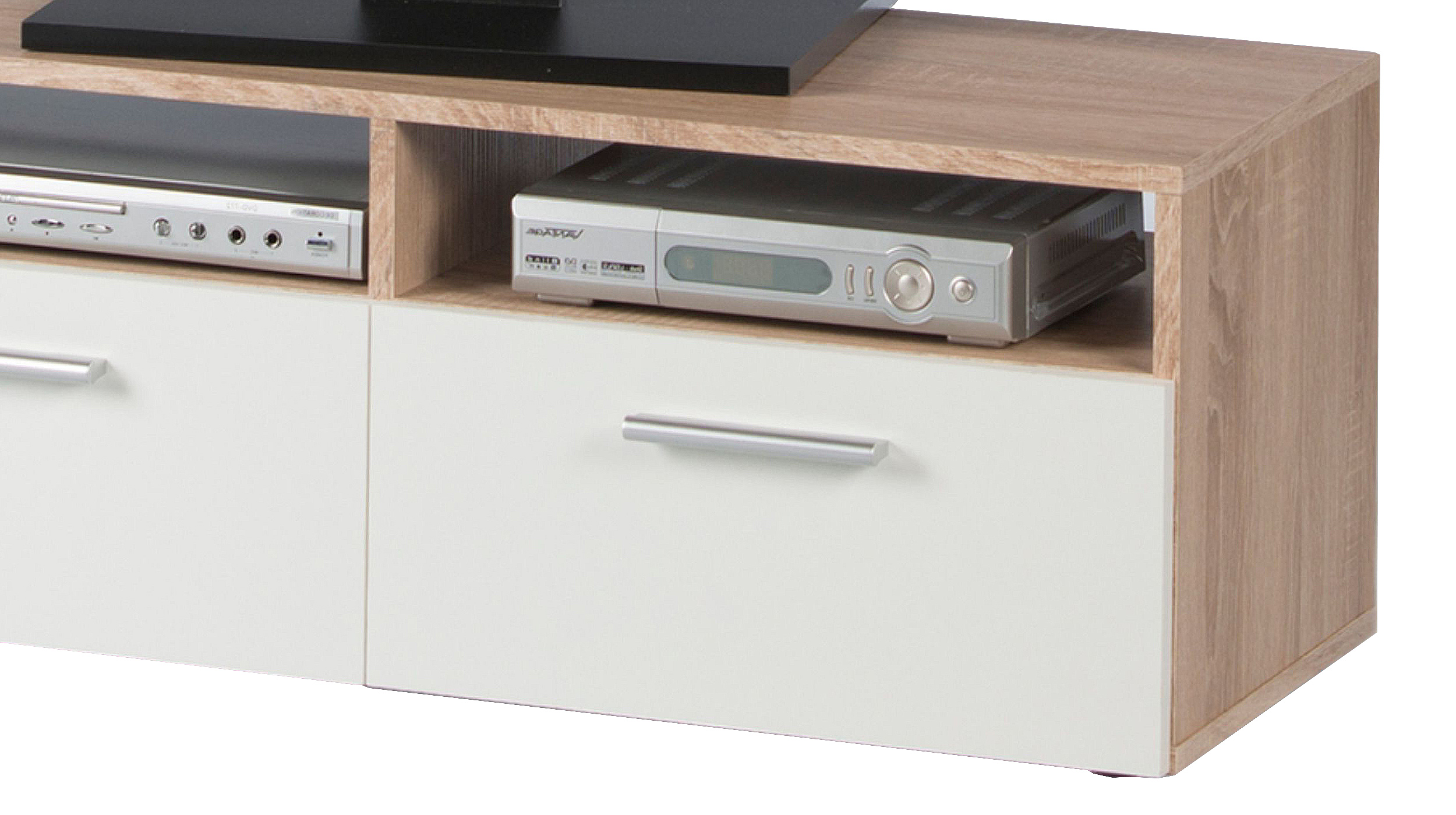 TV-Lowboard Sonoma Eiche - weiß - 95 cm - RANA