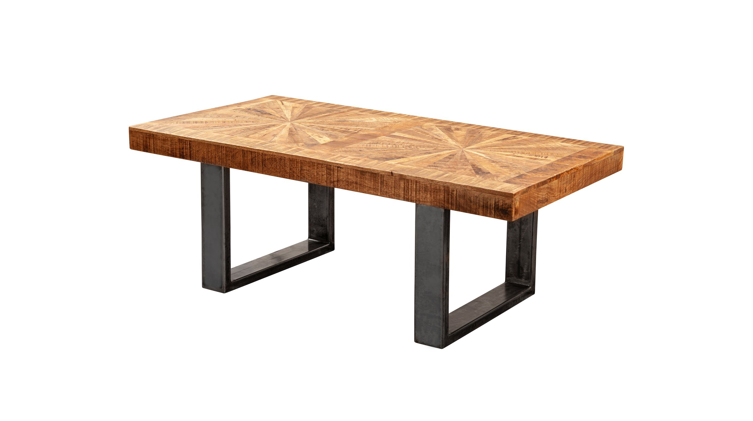 Couchtisch Mango massiv lackiert 105 x 55 cm - JUNA