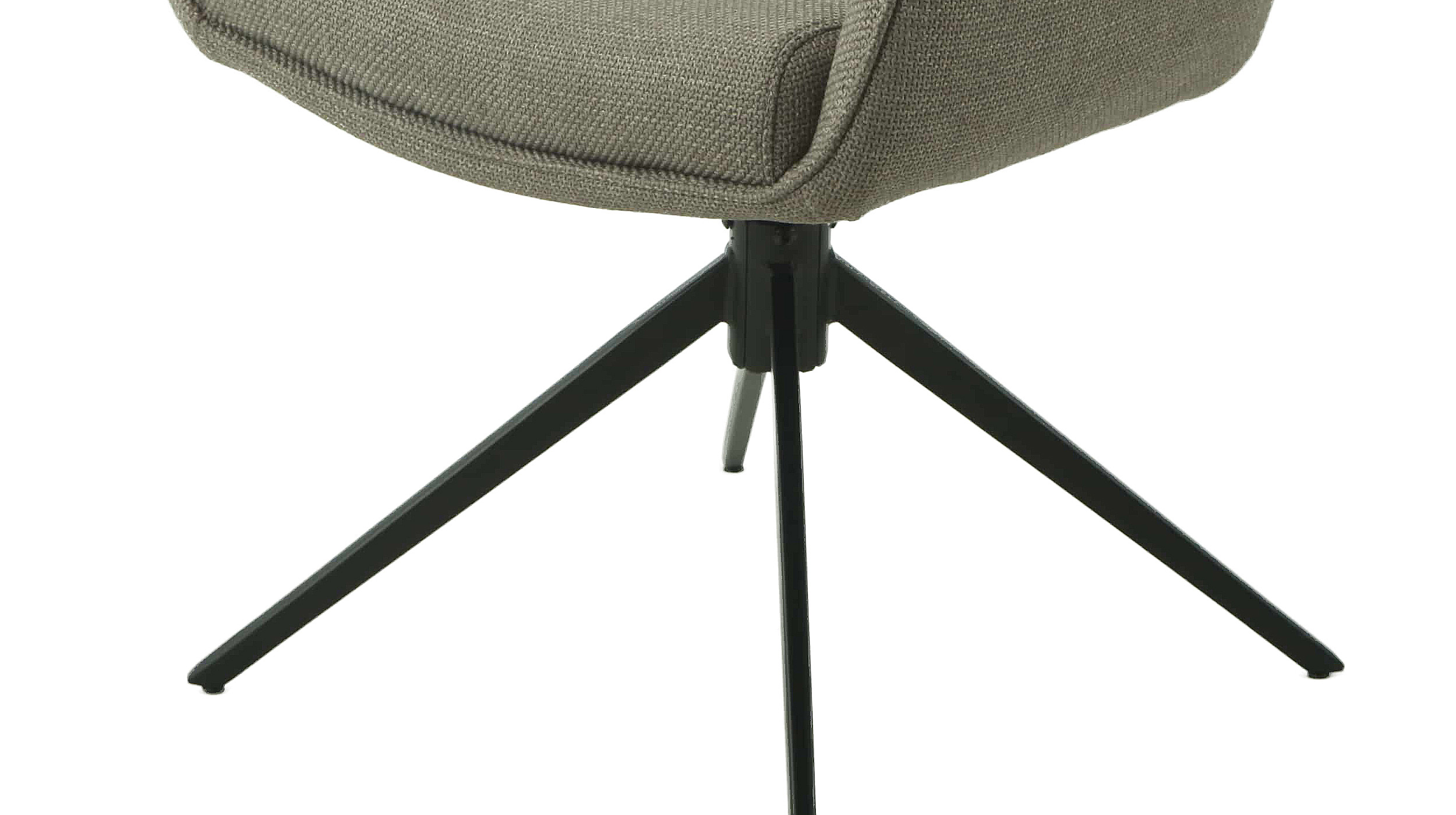 Armlehnstuhl schlamm Drehstuhl Webstoff - LIMA