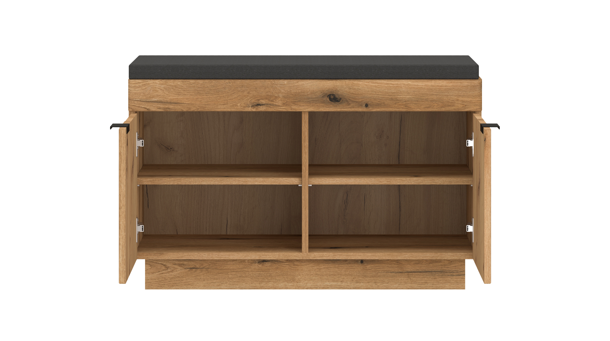 Garderobenbank Coast Evoke Eiche 88 cm Schuhbank - DELAMAR