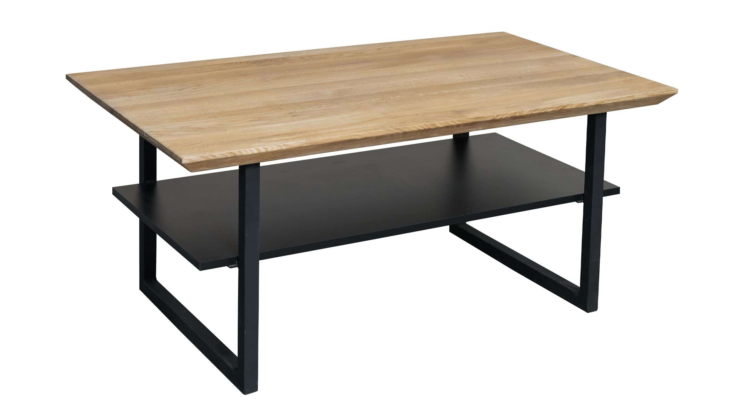 Couchtisch Eiche teilmassiv geölt - 115 x 65 cm - BELLA