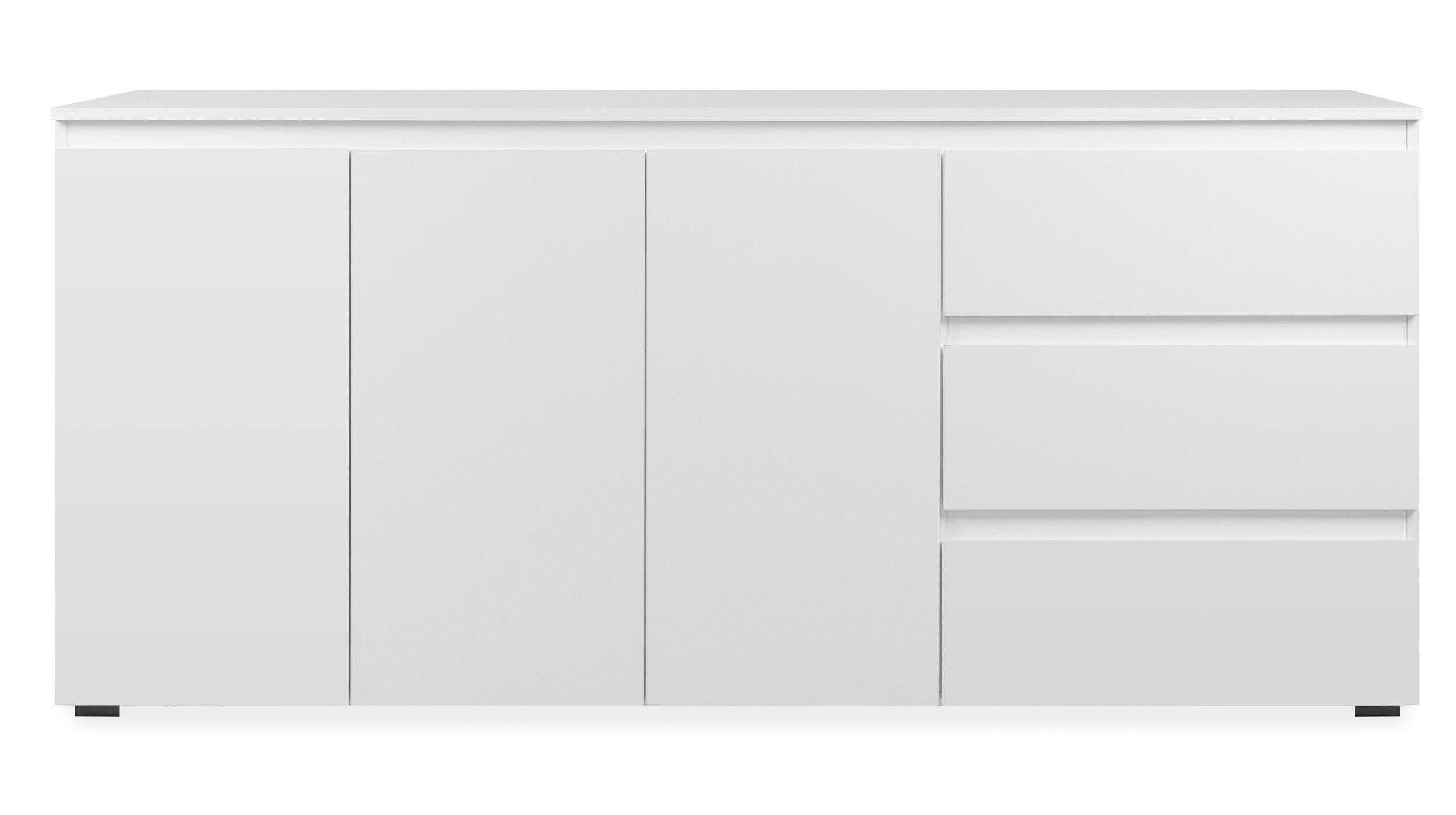 Sideboard mit 3 Schubladen - weiß matt 178 cm - IMAGE