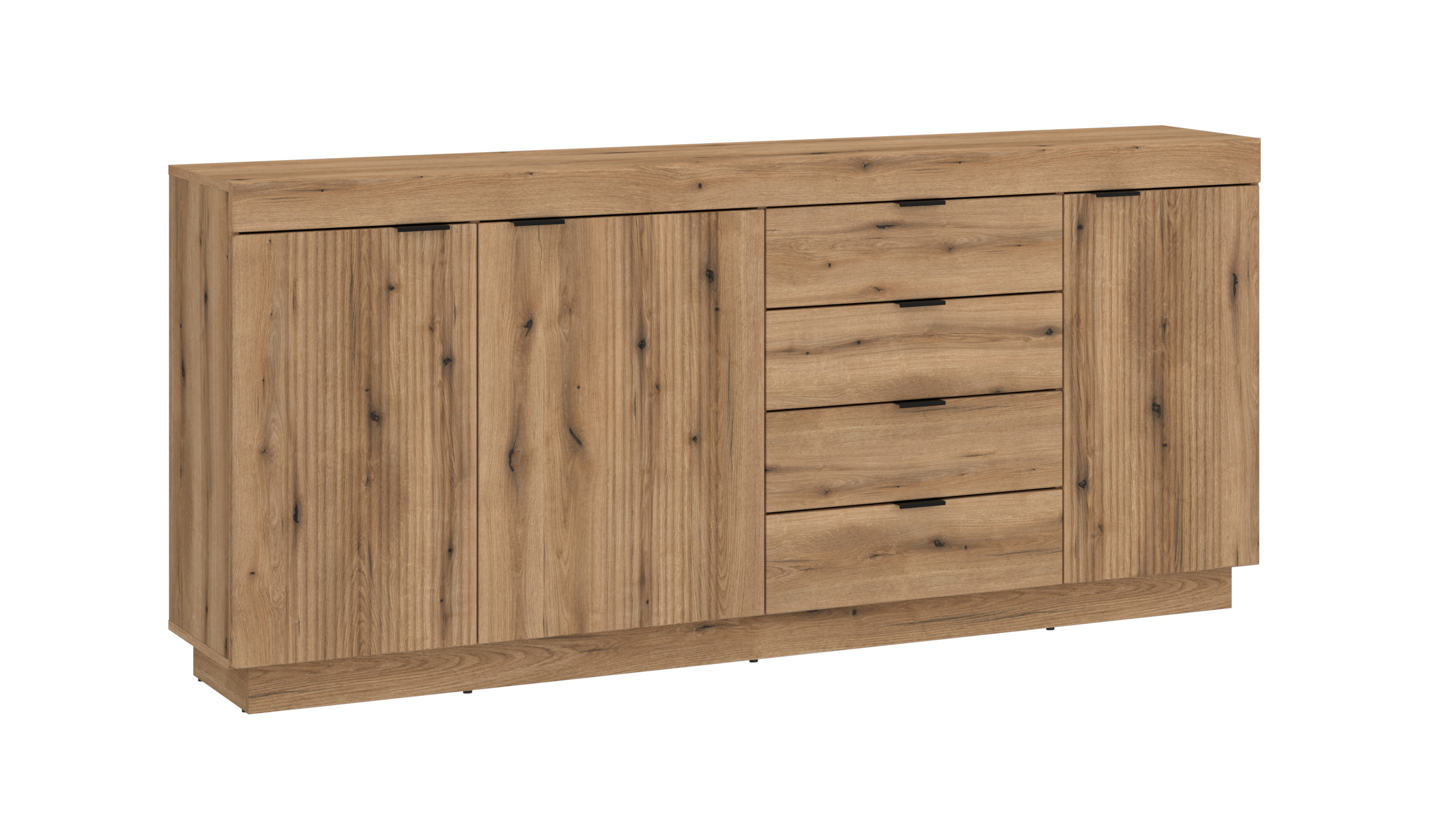 Sideboard 4 Schubladen Coast Evoke Eiche 186 cm - DELAMAR Sideboard 4 Schubladen Coast Evoke Eiche 186 cm - DELAMAR
