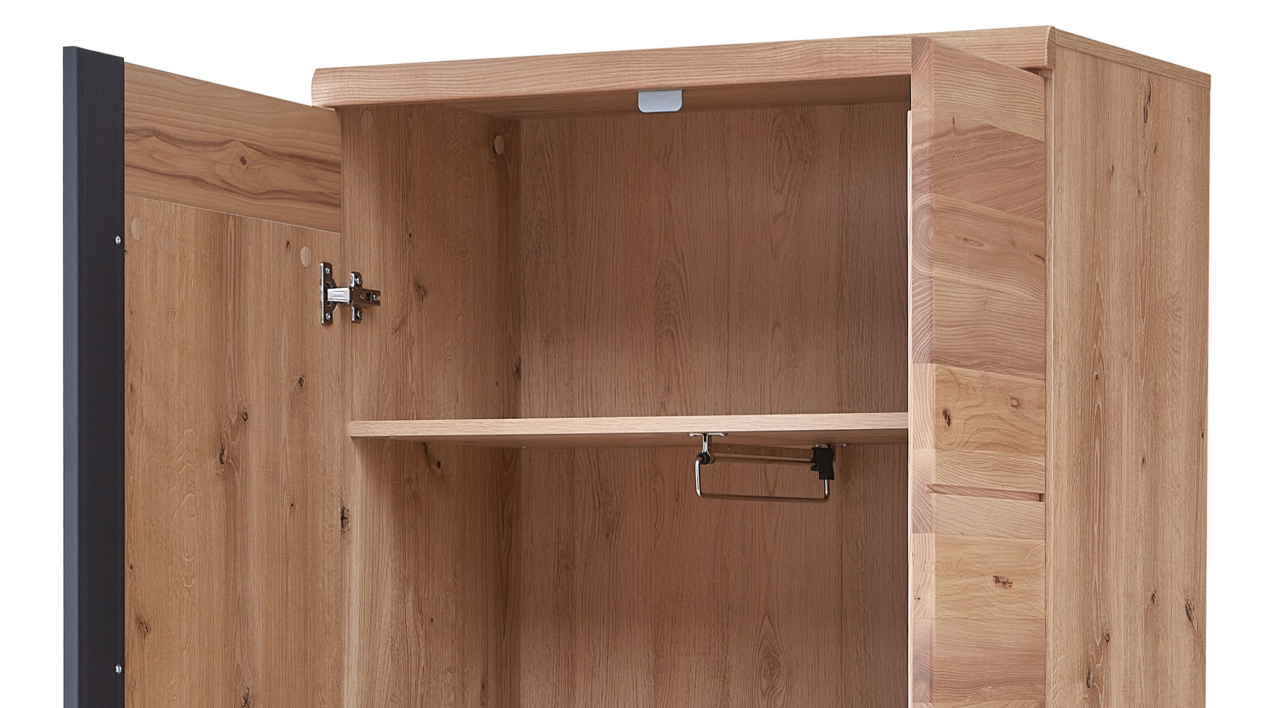 Garderobenschrank Altesche teilmassiv - 80 x 203 cm - SONOS