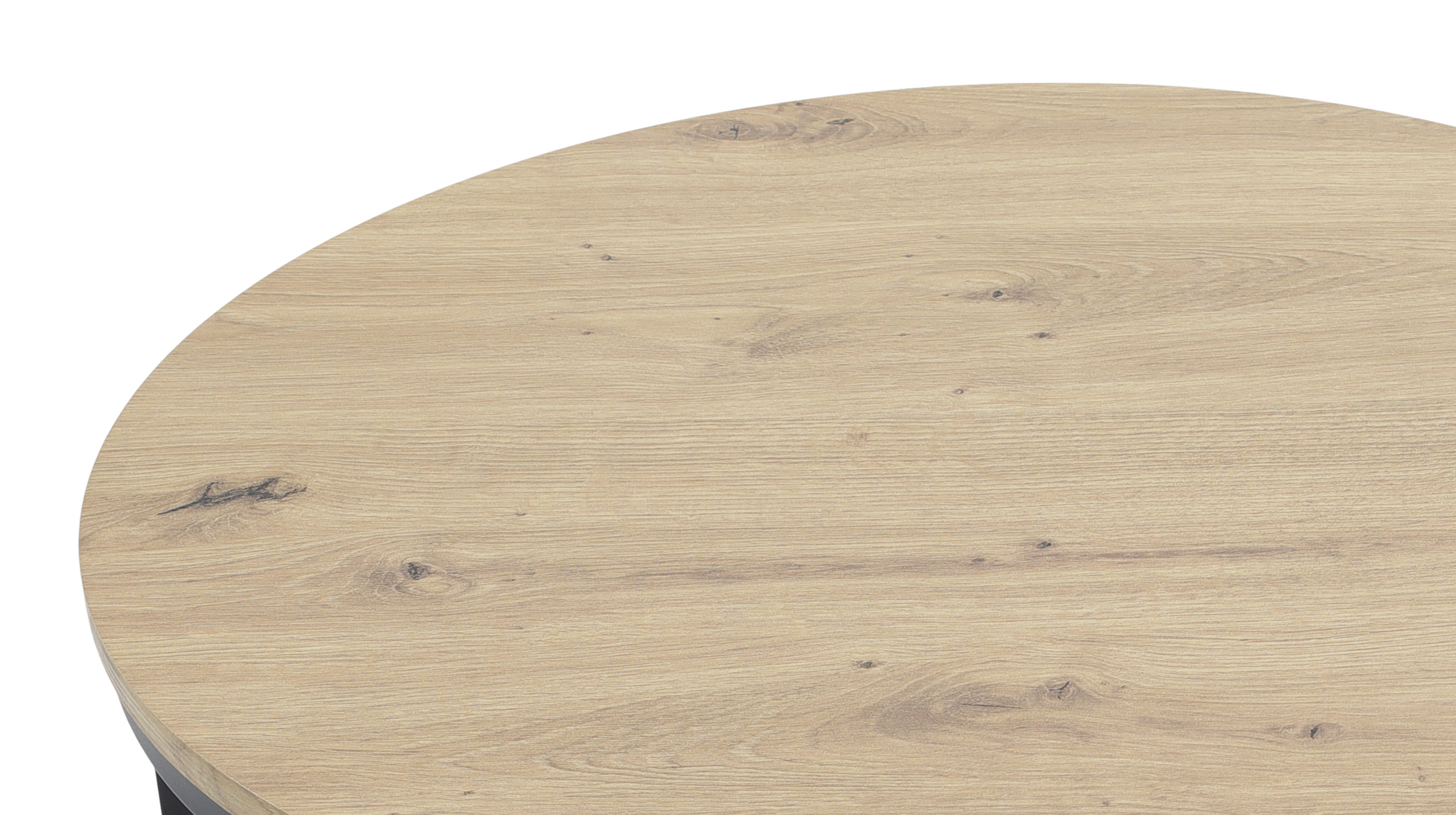 Couchtisch 2er-Set Artisan Eiche - rund - 60 cm - 40 cm - LAURA