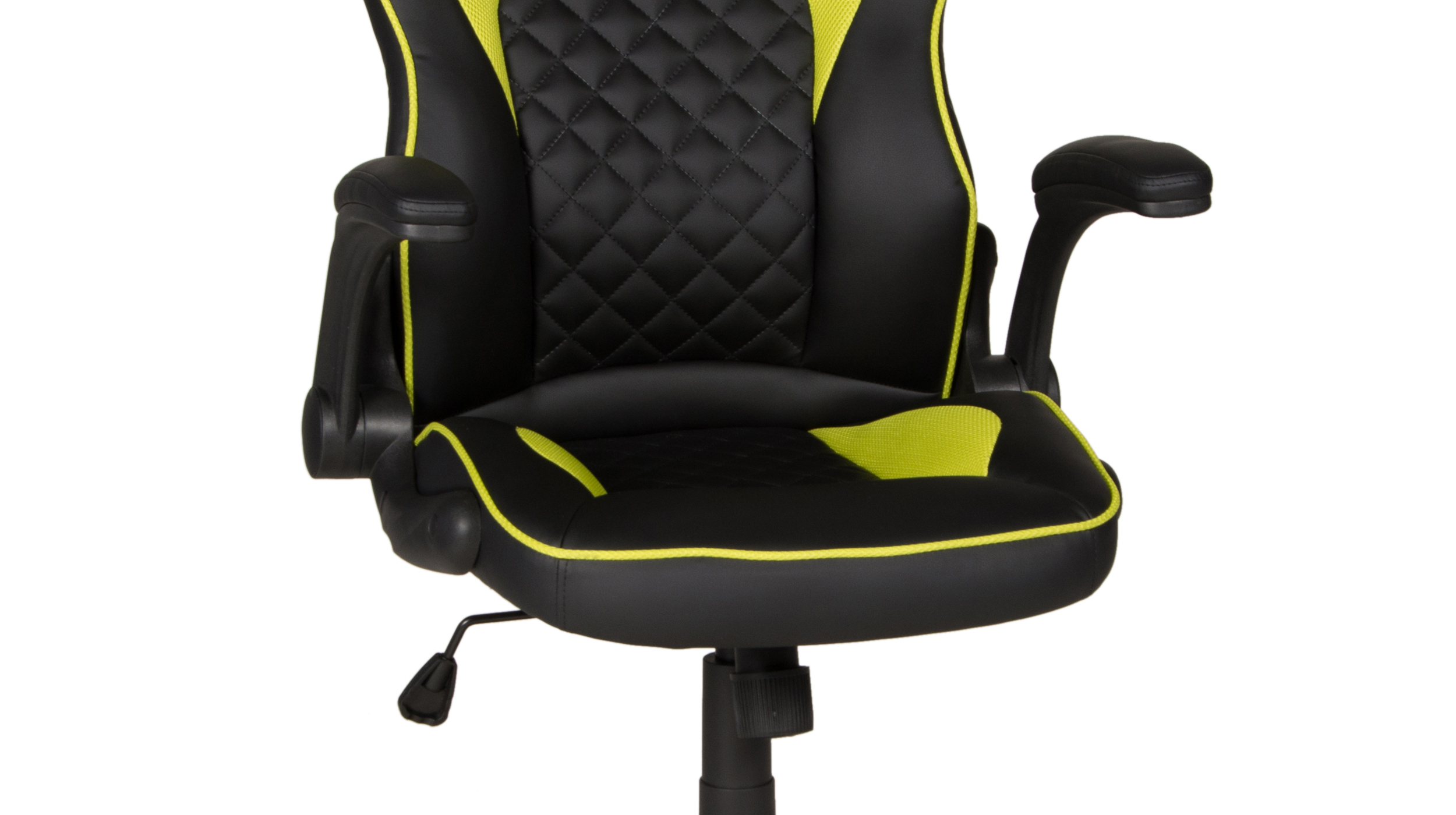 Gaming Stuhl Chefsessel Wippfunktion schwarz grün - BENT